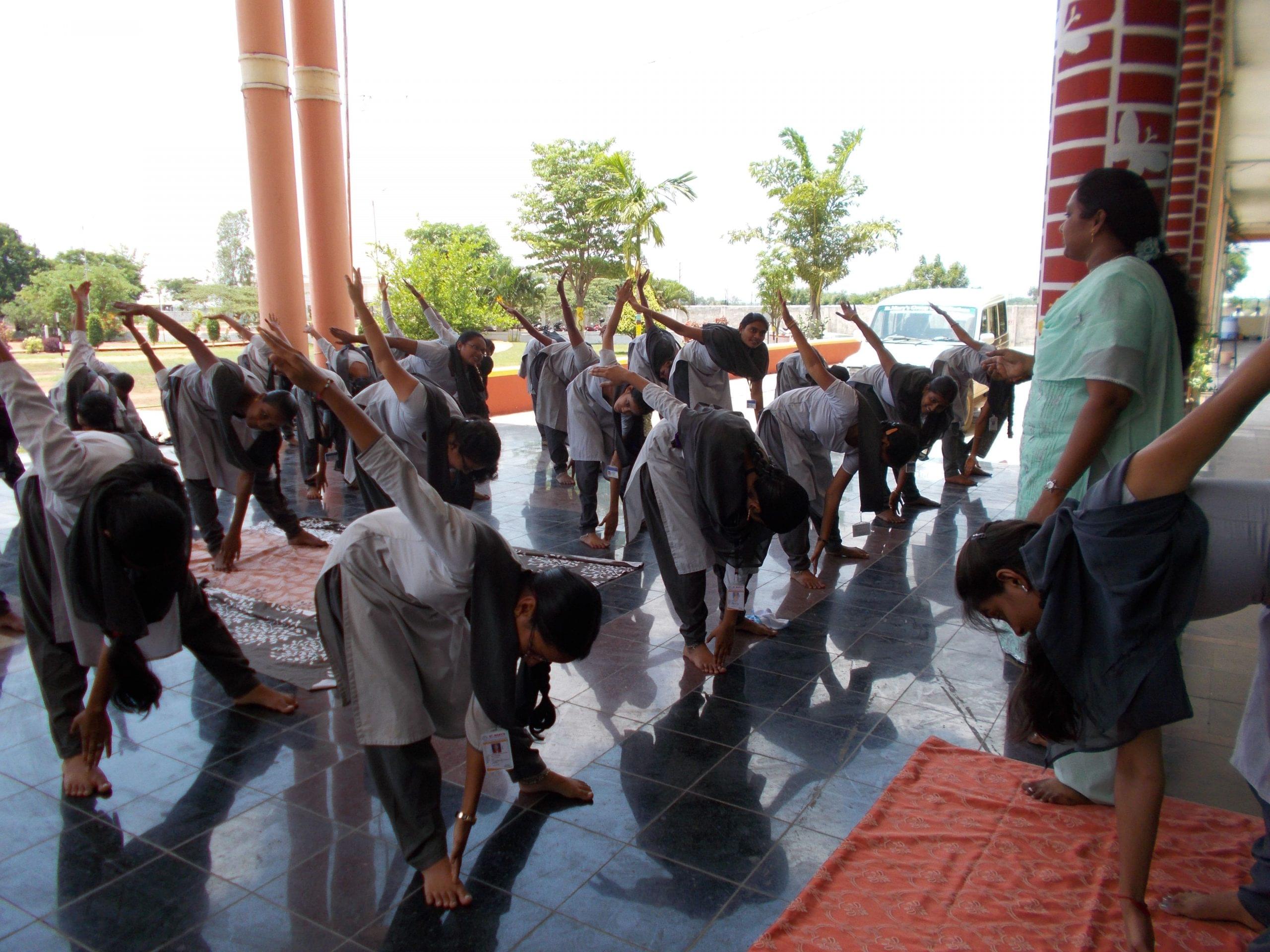 St. Mary's Women's Engineering College Guntur Yoga Day photo 9
