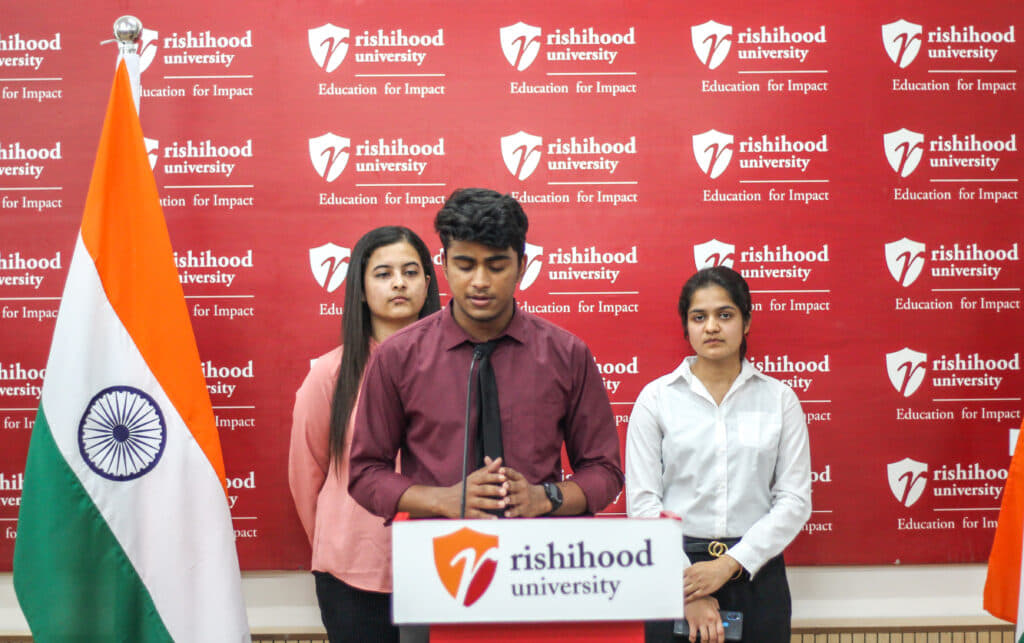 Rishihood University Sonepat Pitch for the purpose – Award ceremony By SoEn photo 11