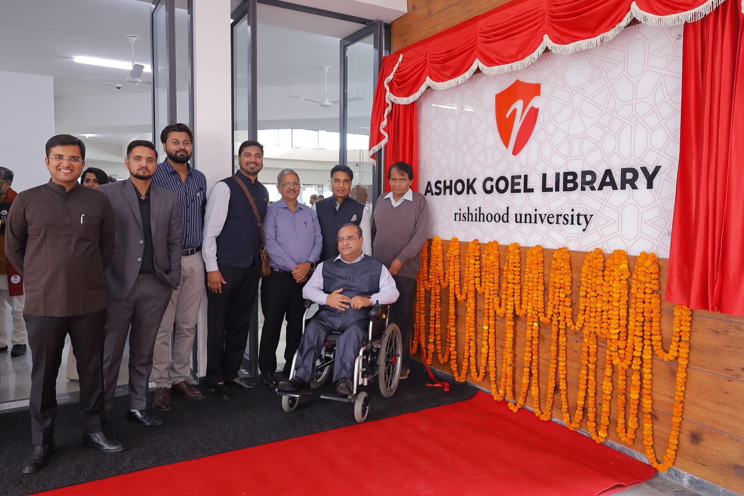 Rishihood University Sonepat Ashok Goel Library Inauguration photo 32