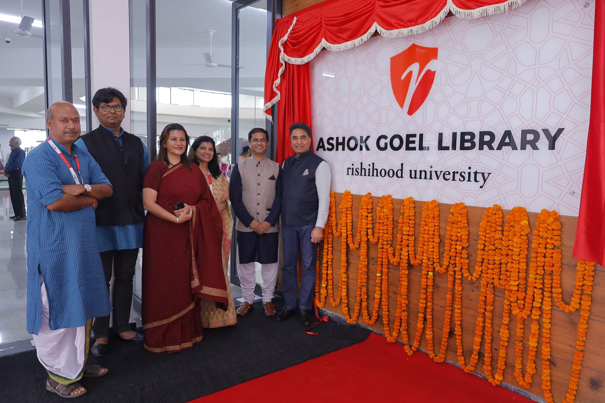 Rishihood University Sonepat Ashok Goel Library Inauguration photo 33
