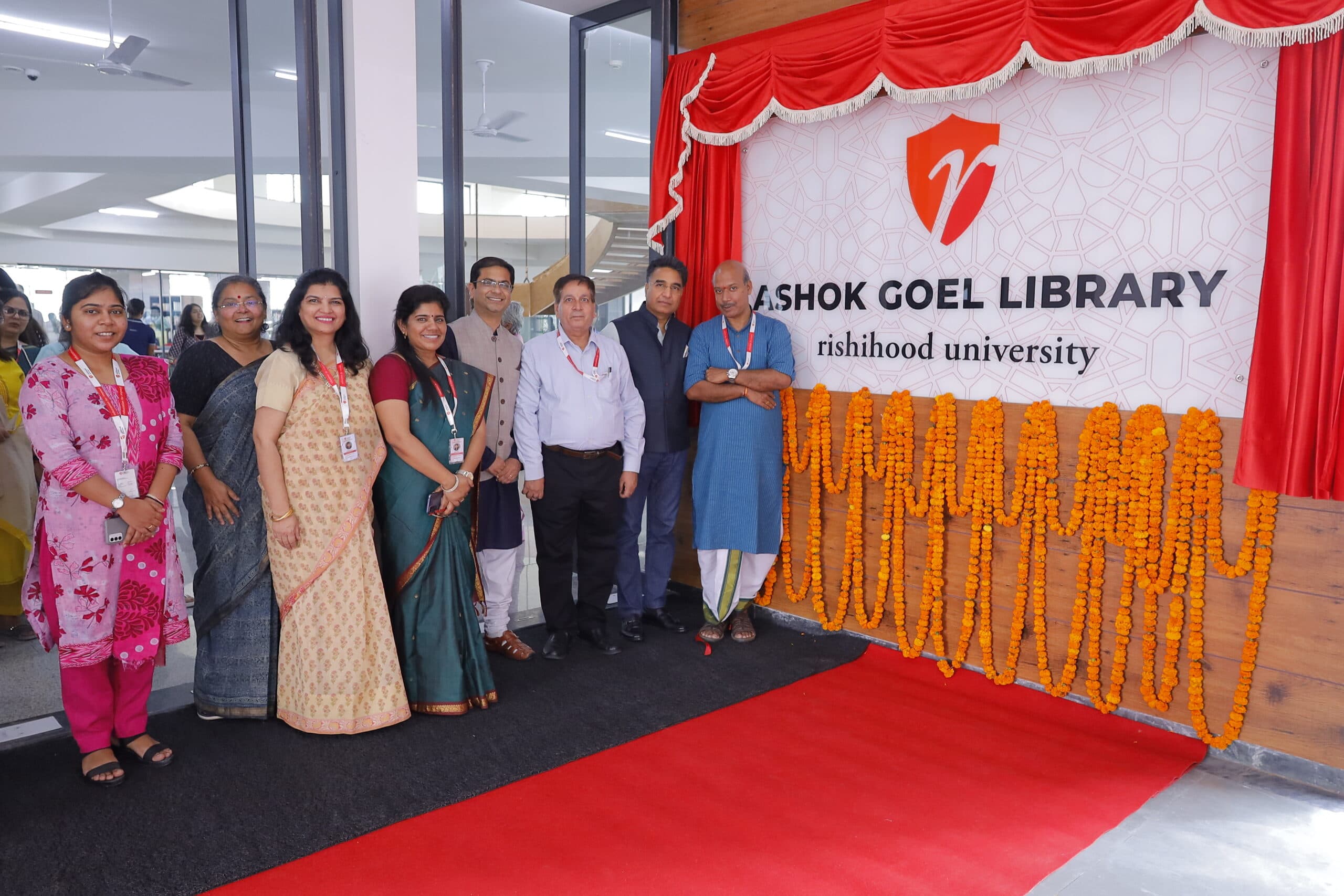 Rishihood University Sonepat Ashok Goel Library Inauguration photo 34