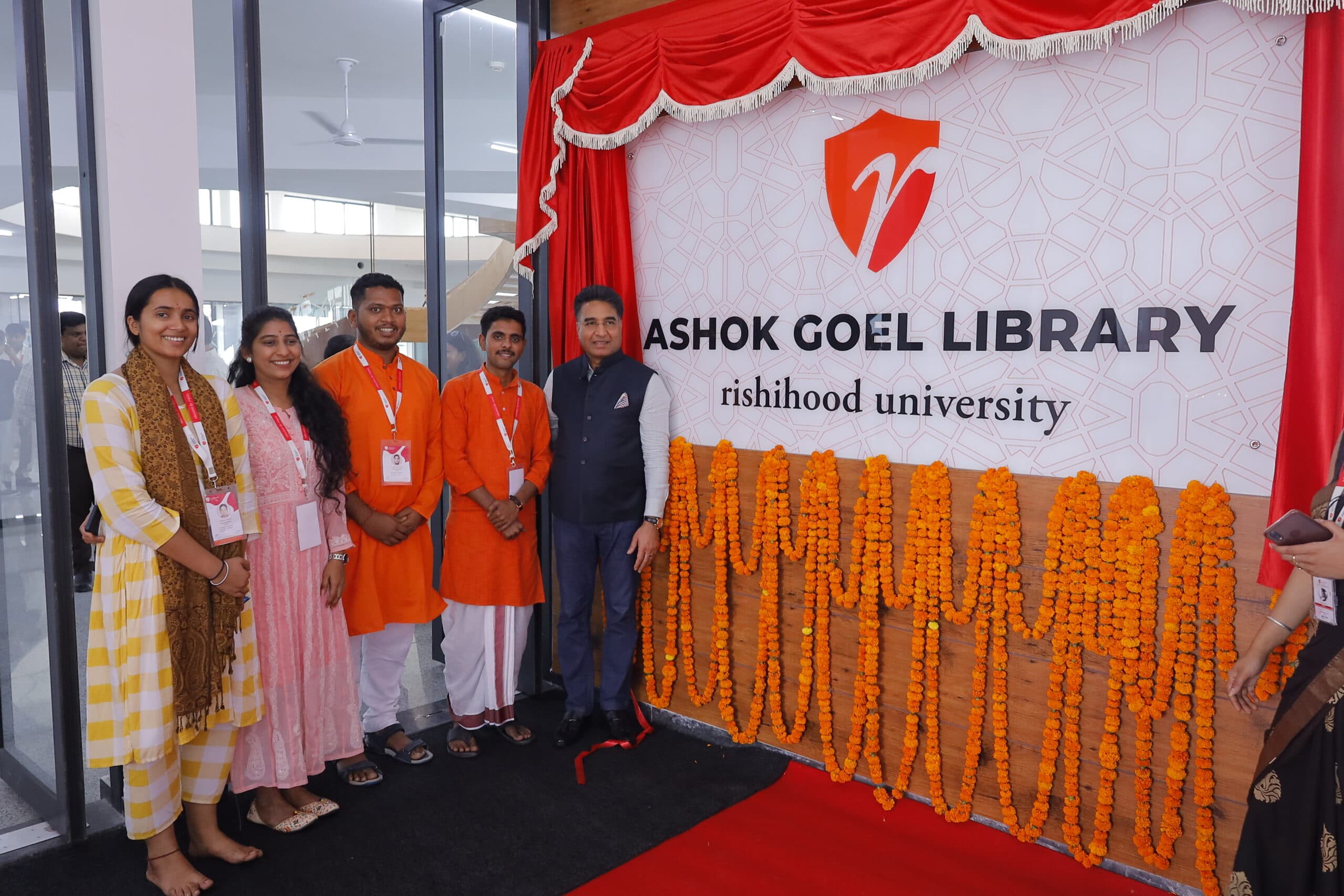 Rishihood University Sonepat Ashok Goel Library Inauguration photo 35