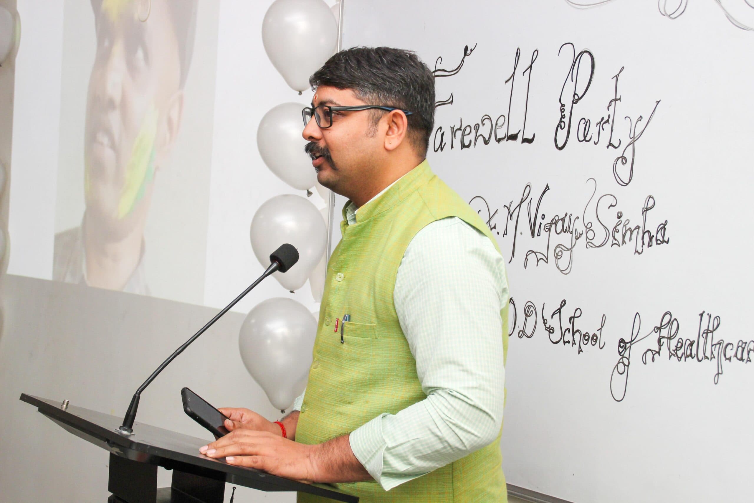 Rishihood University Sonepat Farewell Dr. Vijya Simba photo 5