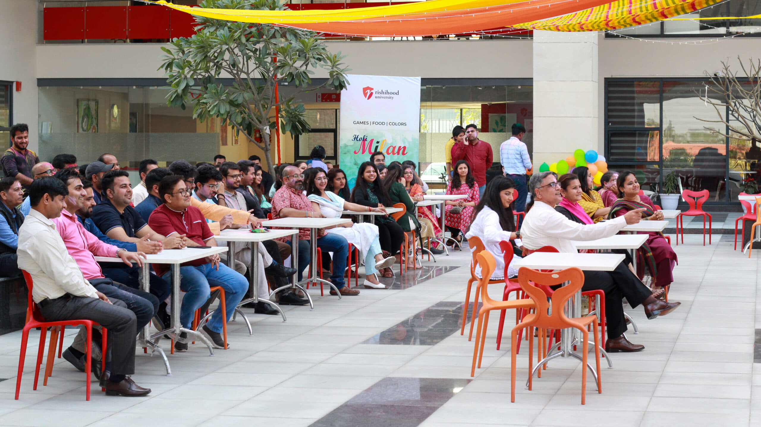 Rishihood University Sonepat Holi Milan photo 6