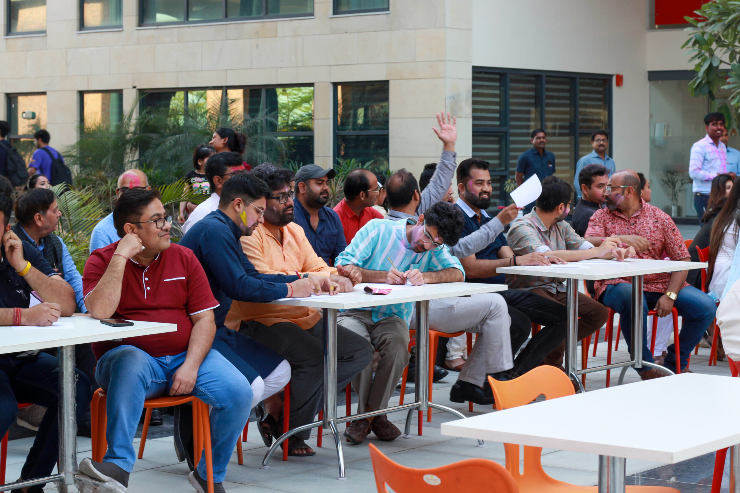 Rishihood University Sonepat Holi Milan photo 7