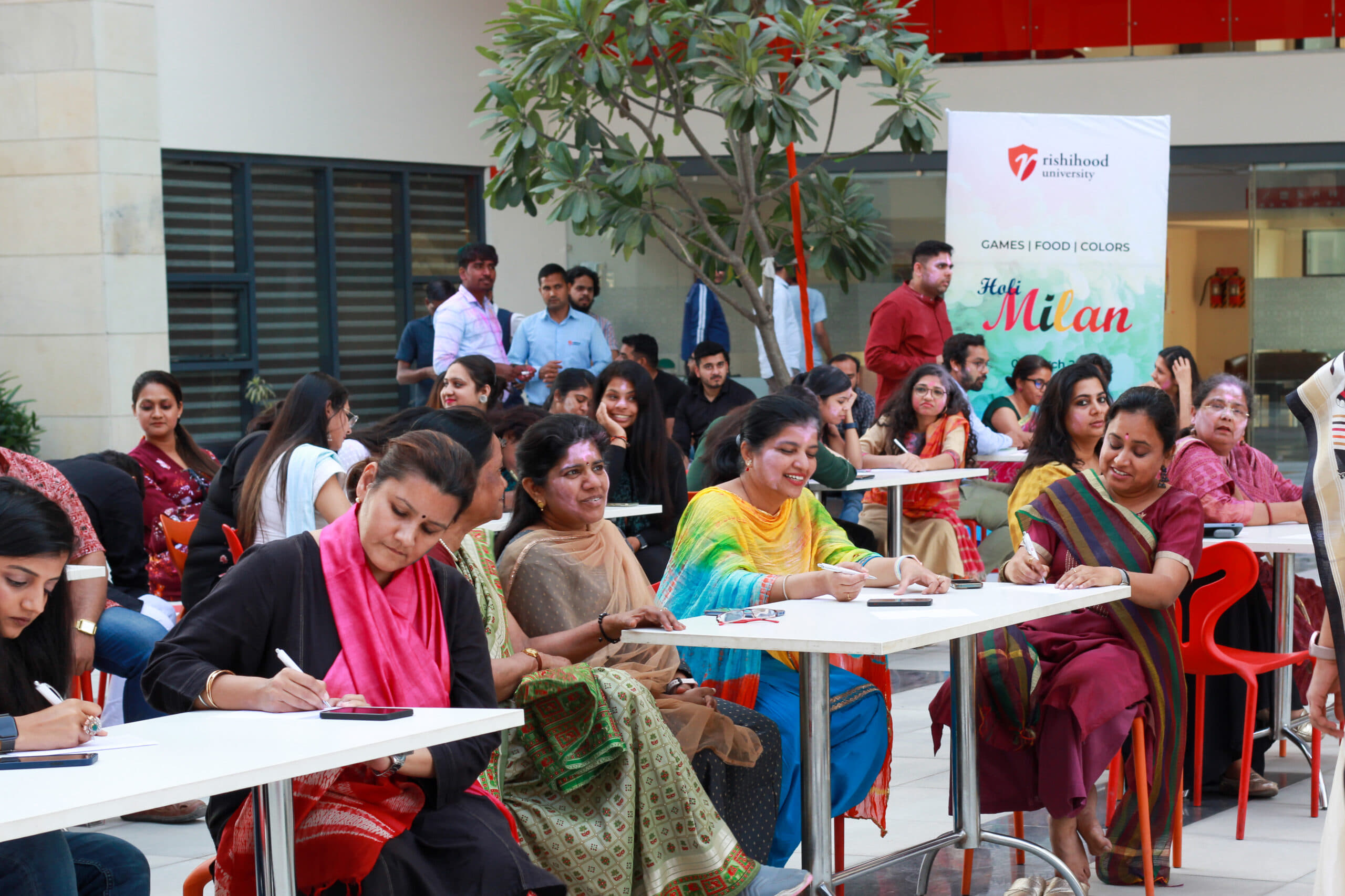 Rishihood University Sonepat Holi Milan photo 8