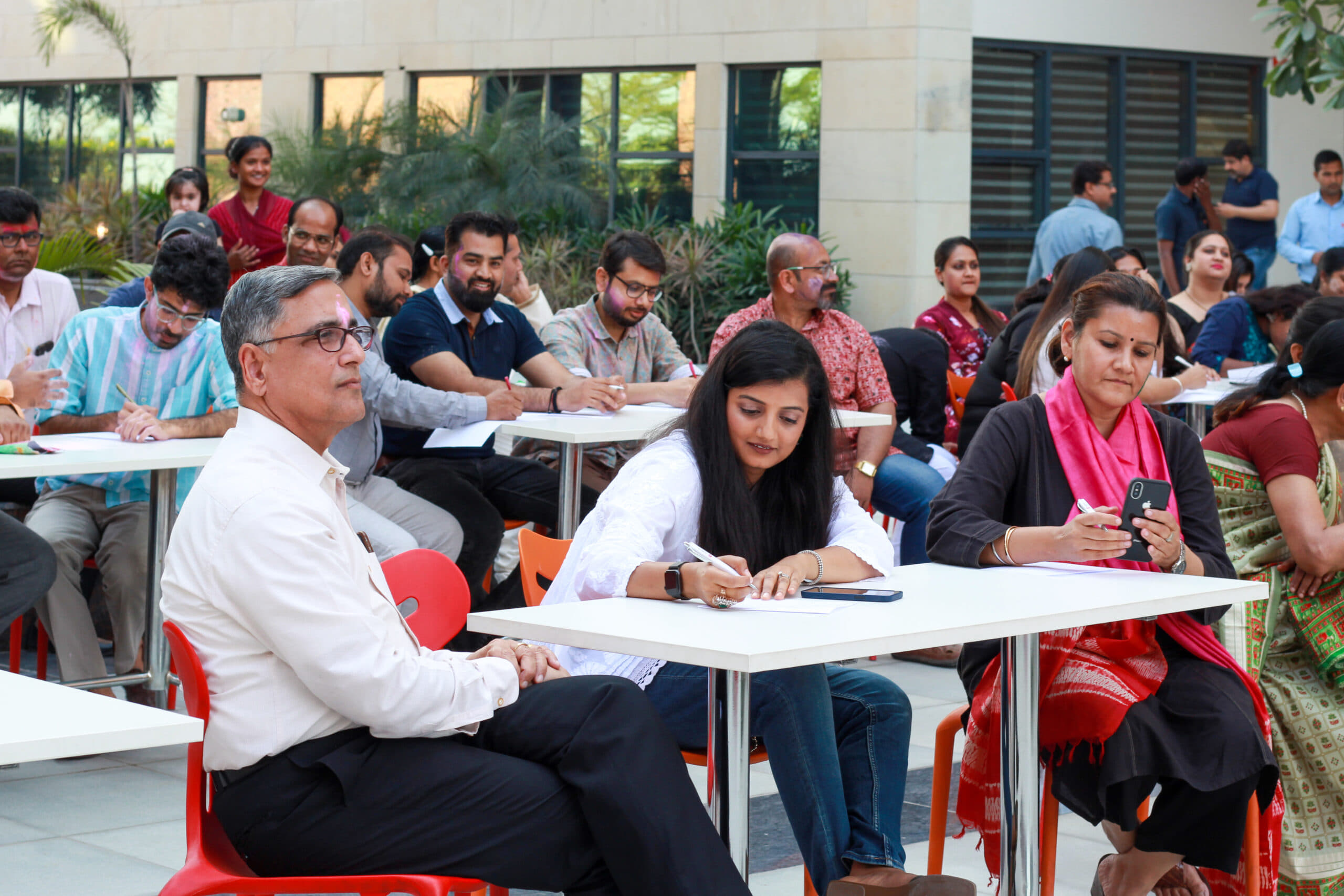 Rishihood University Sonepat Holi Milan photo 9