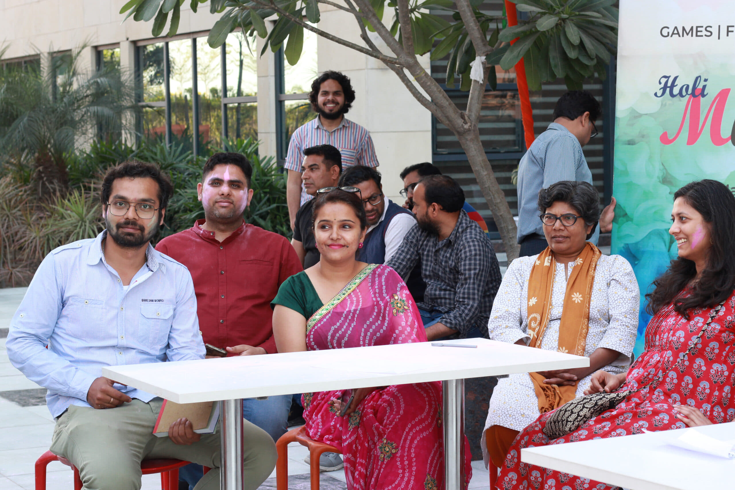 Rishihood University Sonepat Holi Milan photo 14