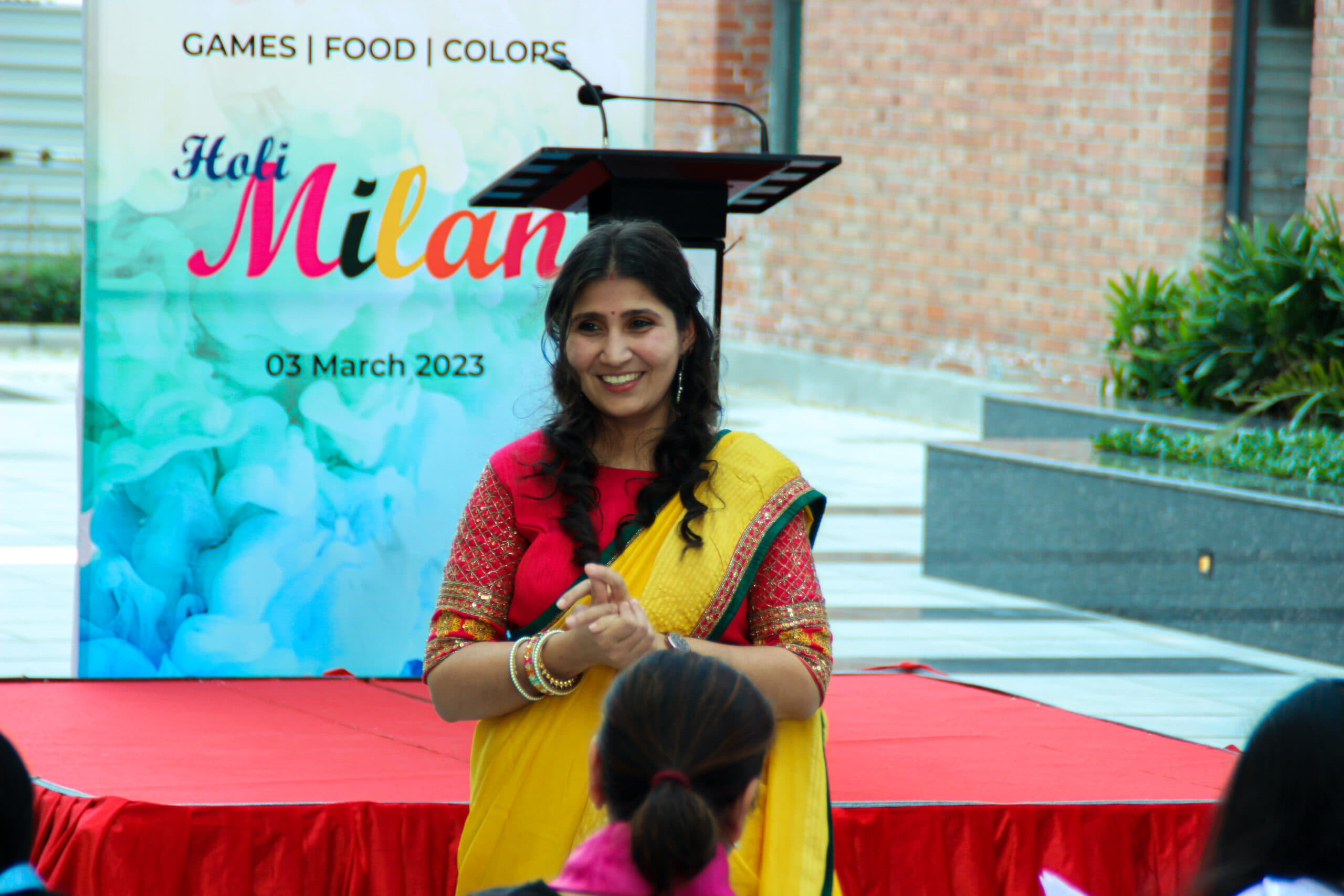 Rishihood University Sonepat Holi Milan photo 15