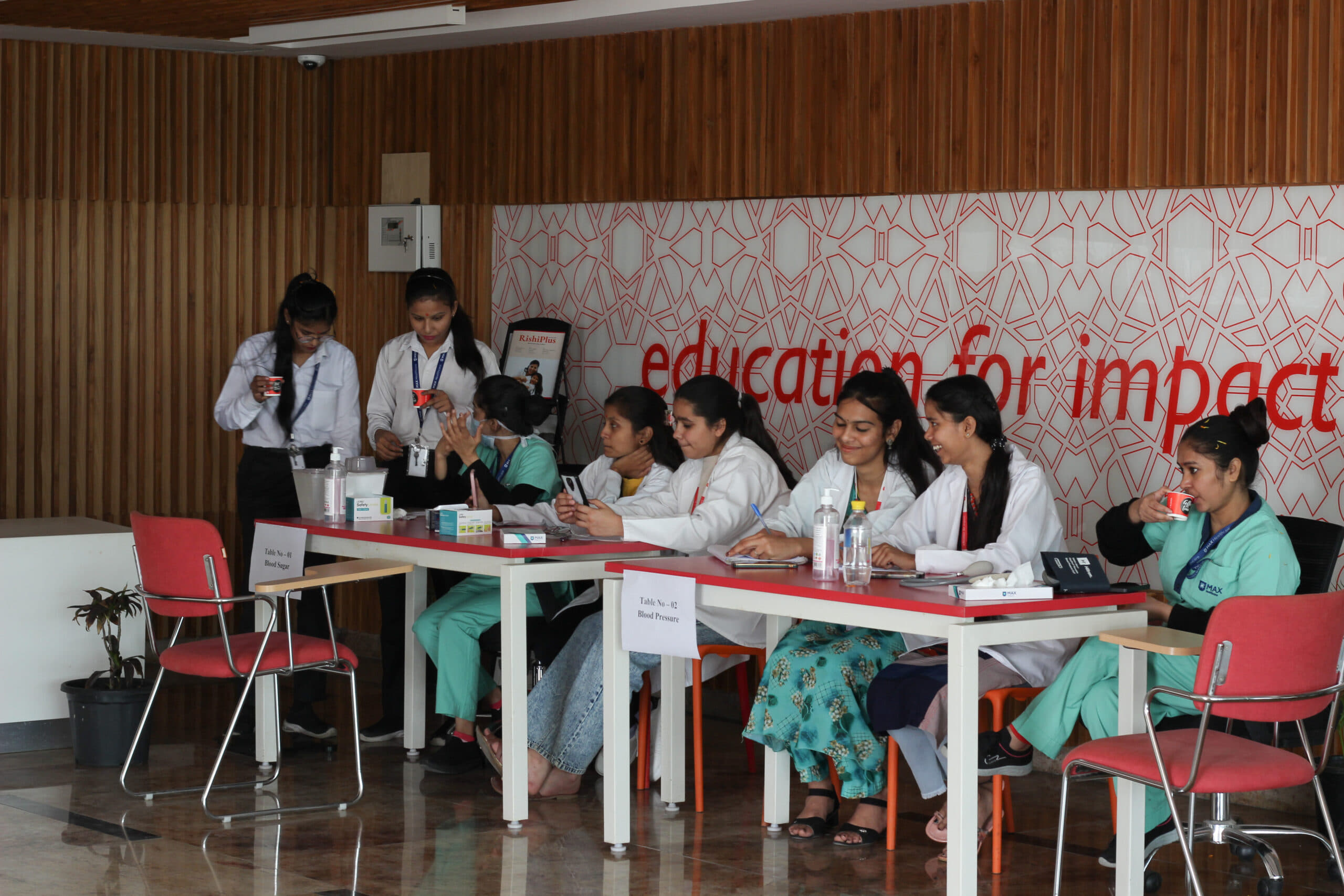 Rishihood University Sonepat Health Camp Check-up by SoHe photo 1