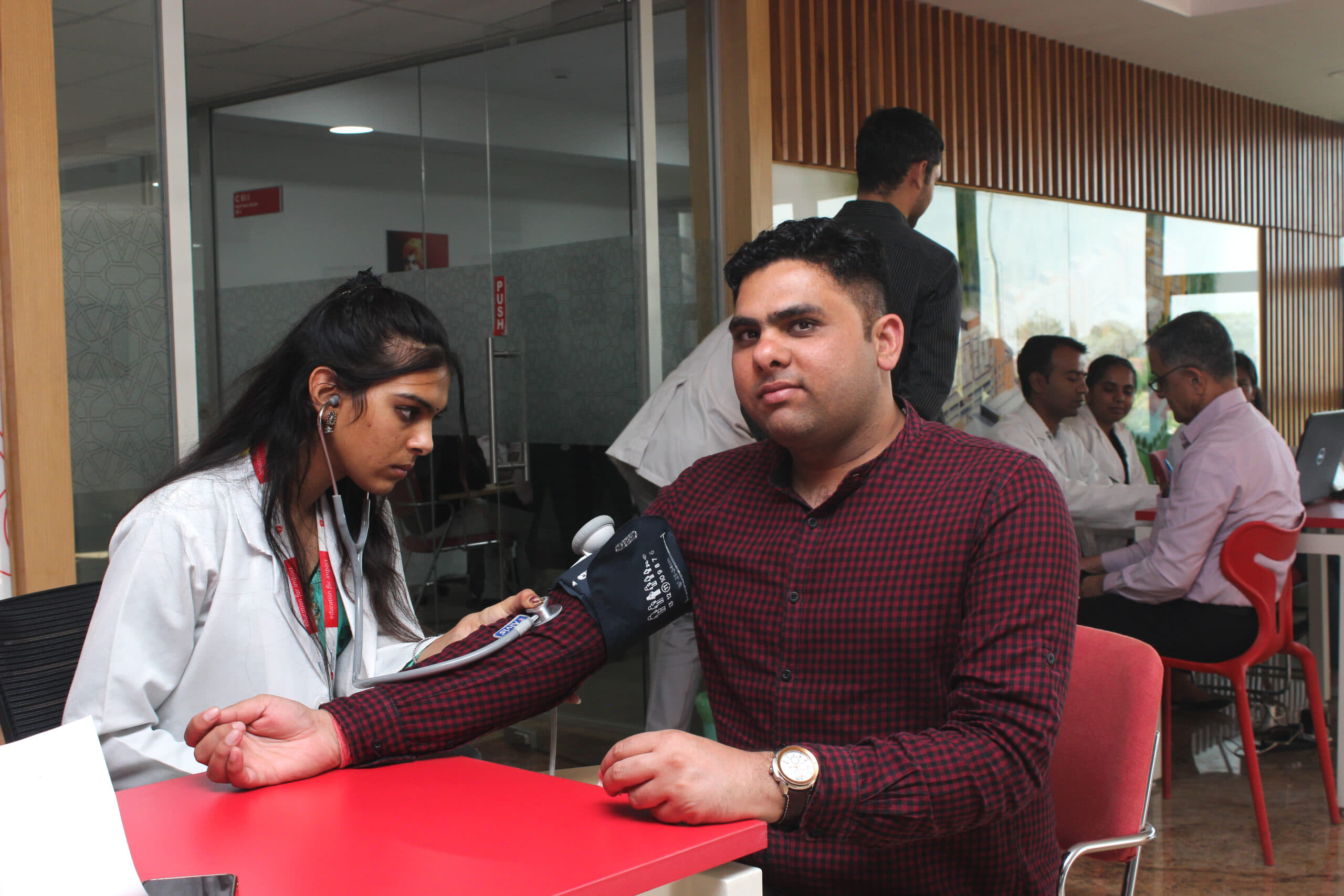 Rishihood University Sonepat Health Camp Check-up by SoHe photo 9