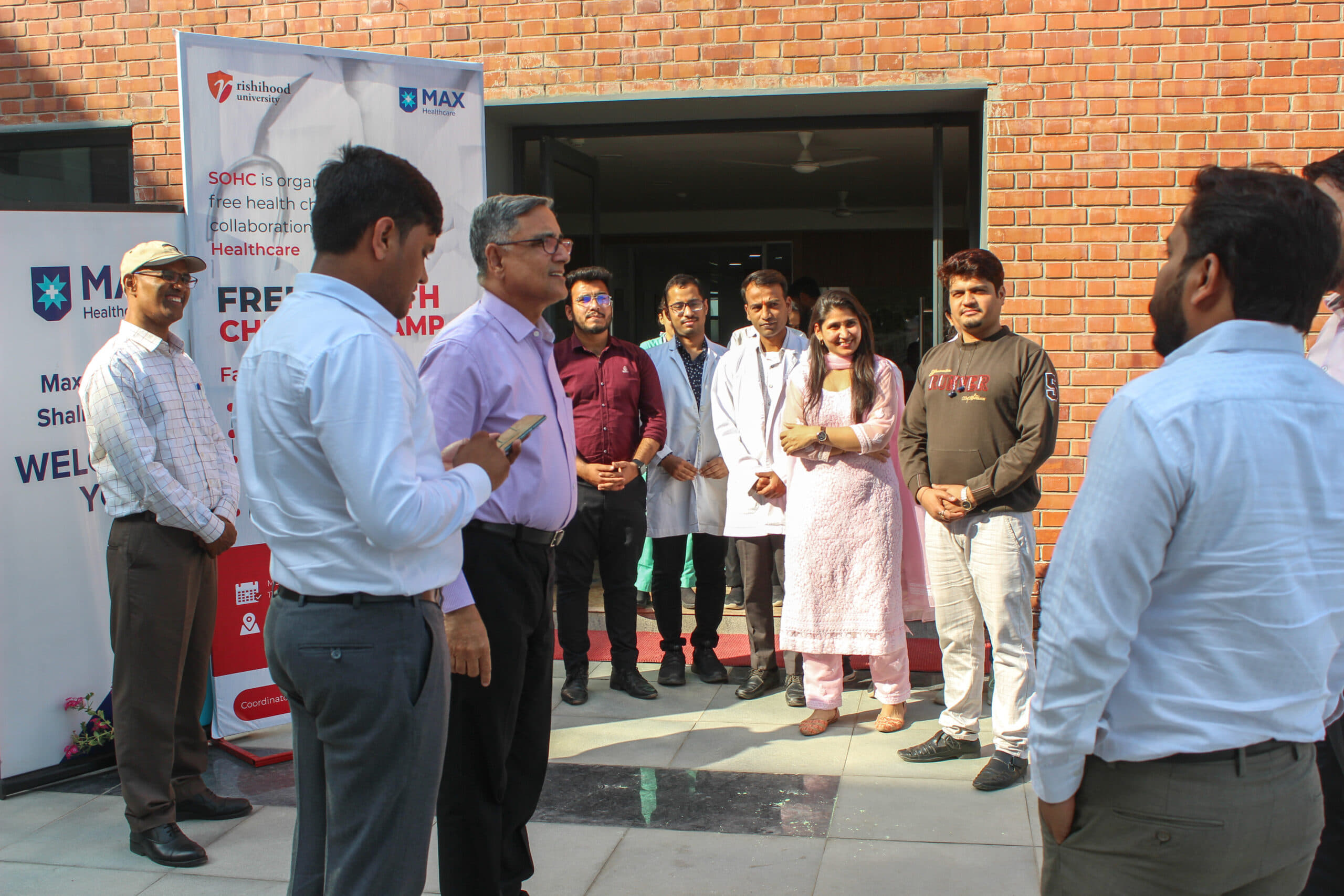 Rishihood University Sonepat Health Camp Check-up by SoHe photo 10