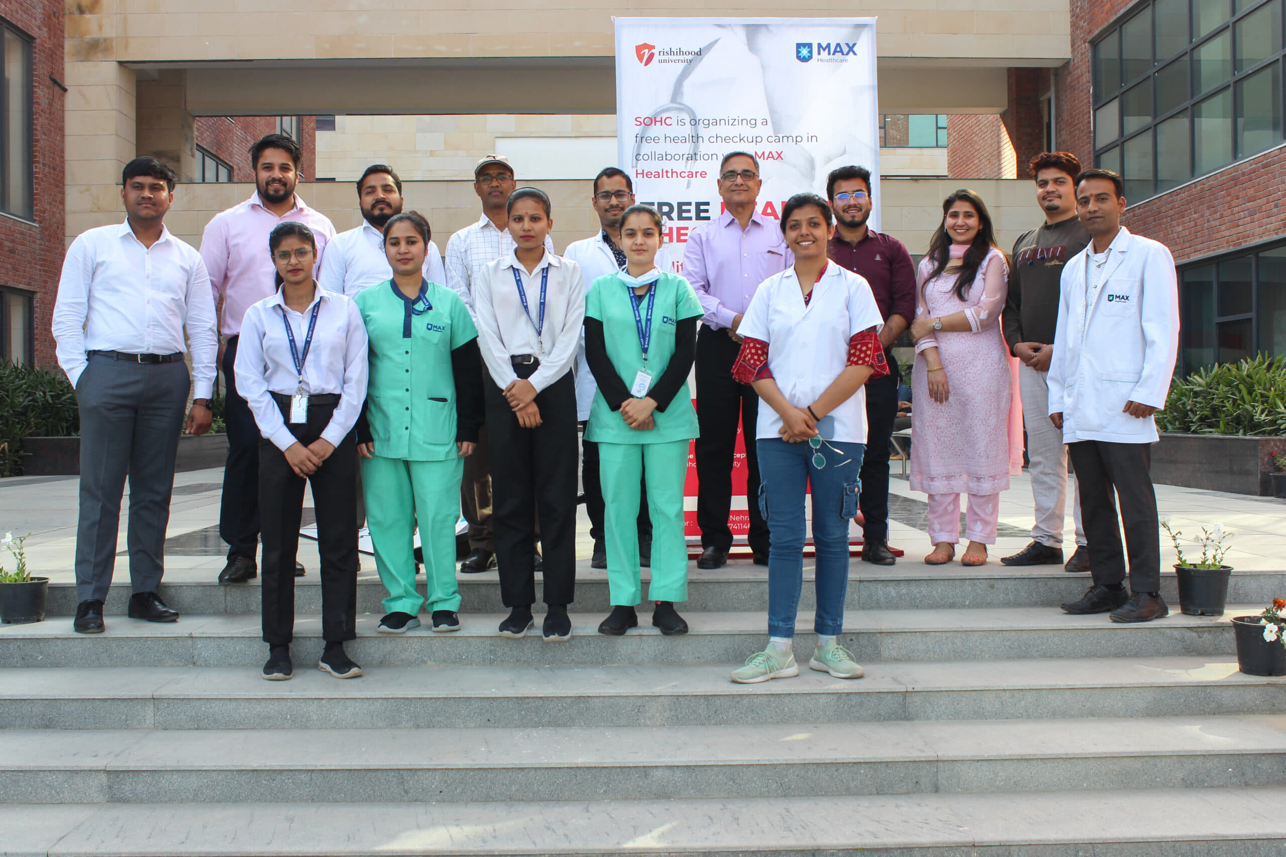 Rishihood University Sonepat Health Camp Check-up by SoHe photo 11