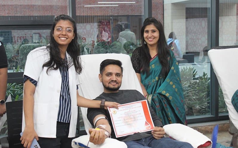 Rishihood University Sonepat Blood Donate Camp – SoHe photo 2