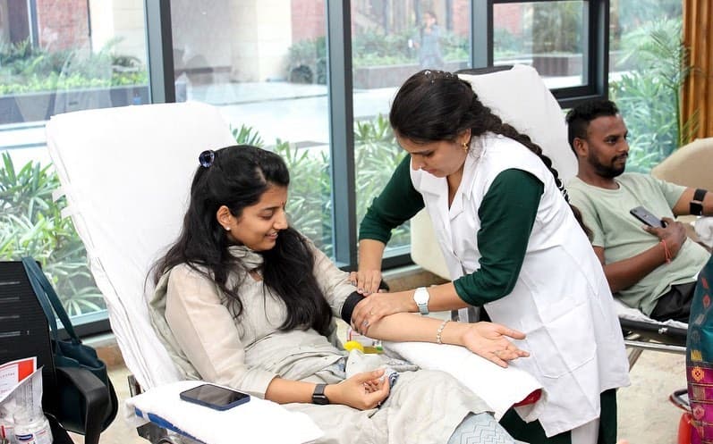 Rishihood University Sonepat Blood Donate Camp – SoHe photo 3