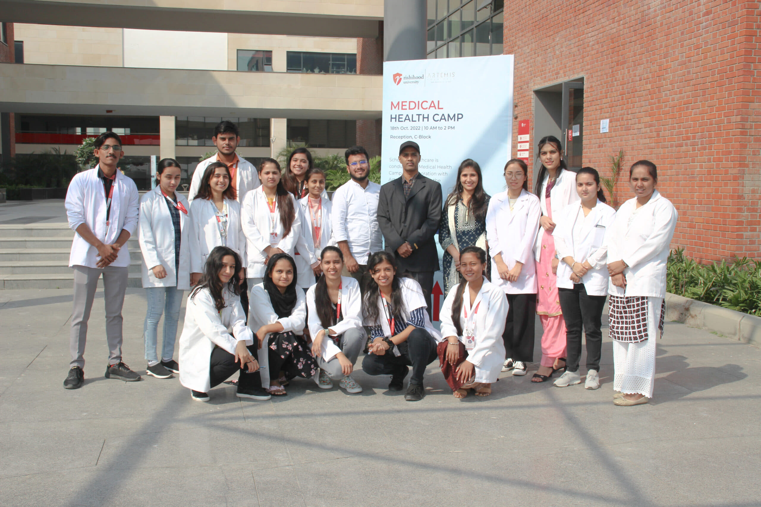 Rishihood University Sonepat Medical Health Camp (Artemis) by SoHe photo 2