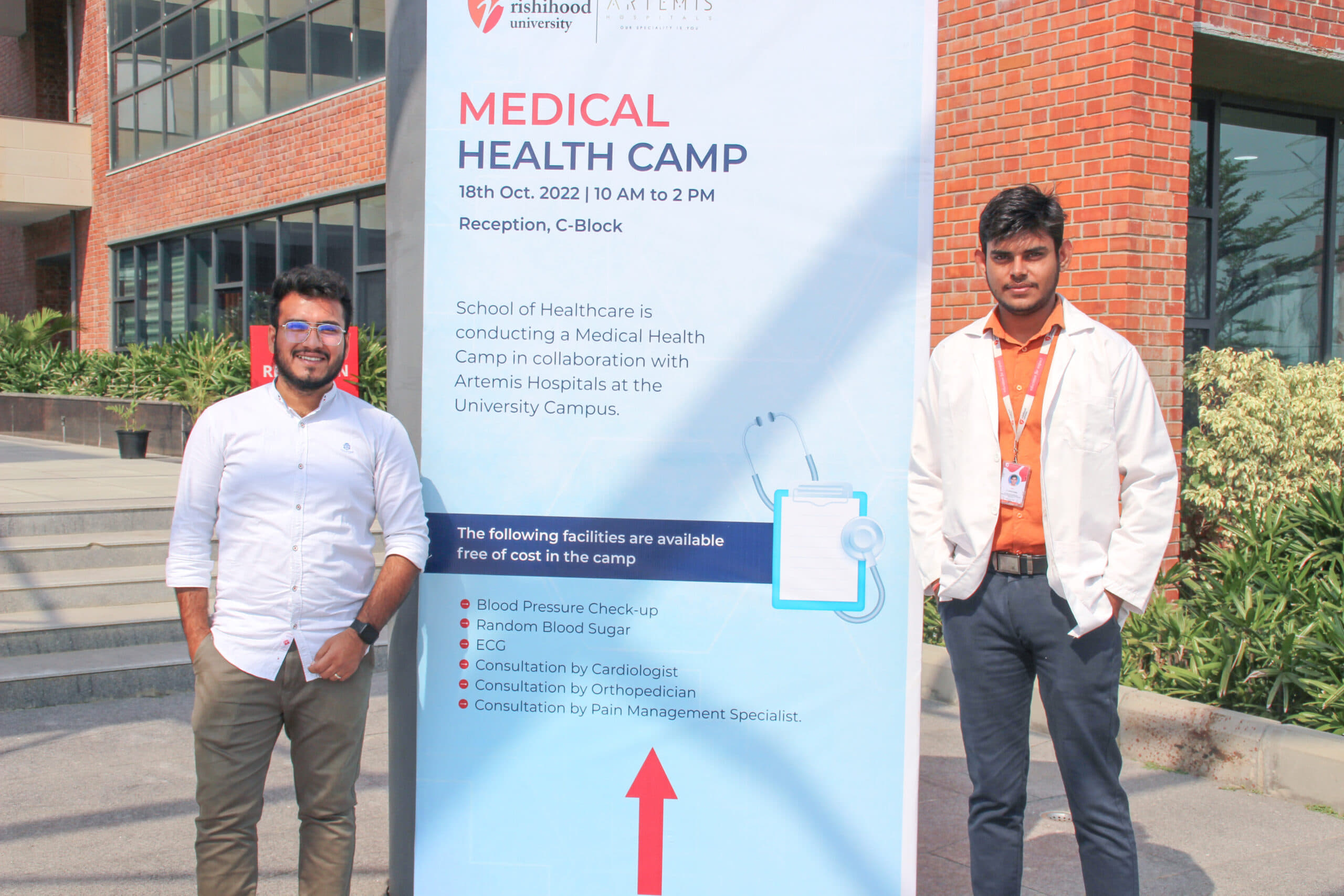 Rishihood University Sonepat Medical Health Camp (Artemis) by SoHe photo 3