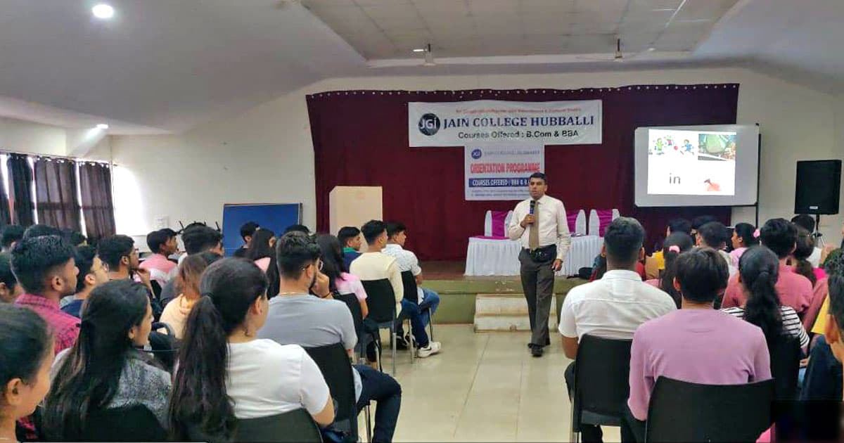 Jain College Hubli CMS-Orientaion by Mr Ramani Venkat photo 1