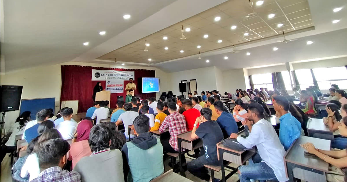 Jain College Hubli Degree Orientation photo 2