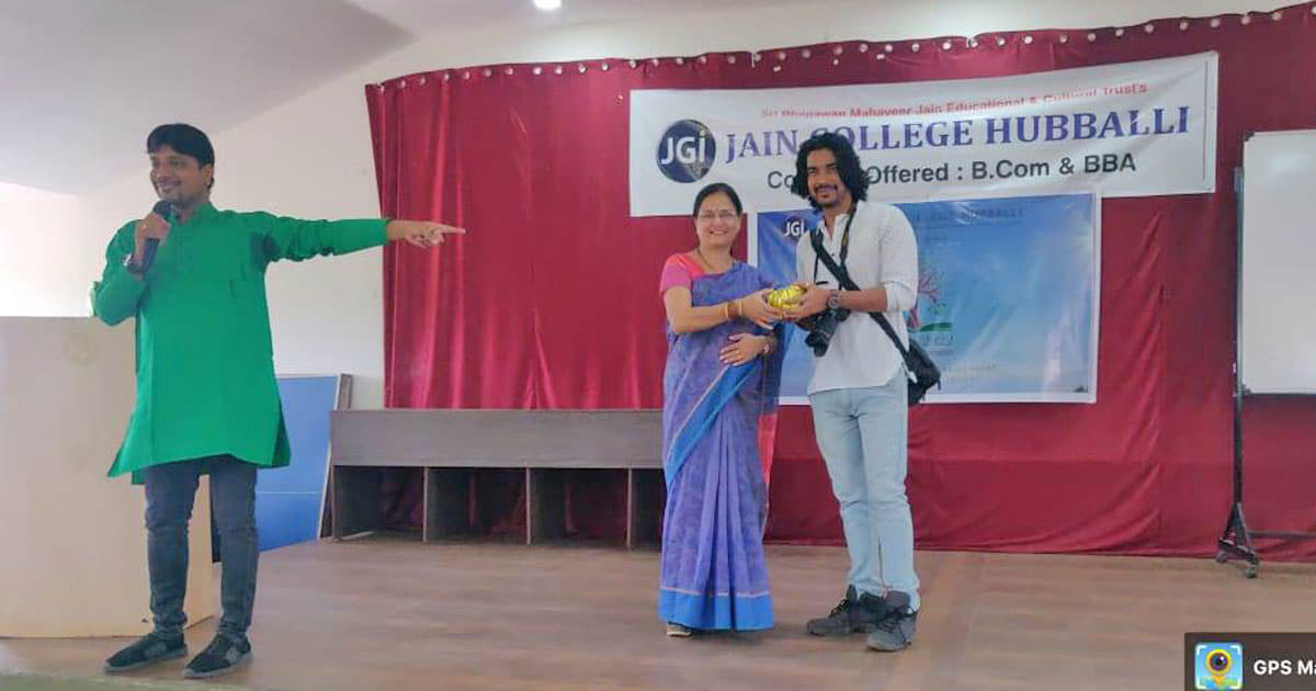 Jain College Hubli Dr. Vasant Kiran Session photo 1