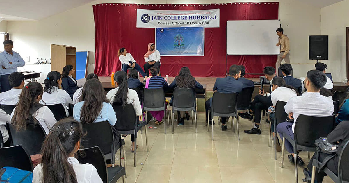 Jain College Hubli Orientaton by Super Seniors BBA photo 1
