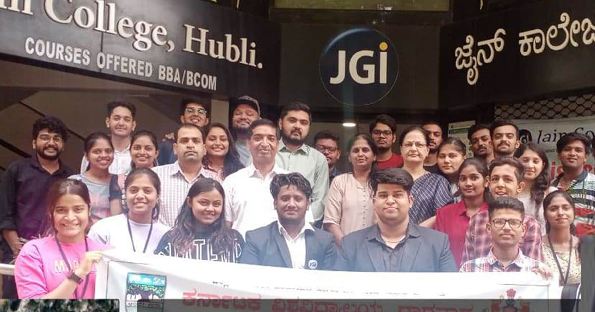 Jain College Hubli Voting Awareness photo 5
