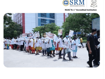 SRM Kattankulathur Dental College Kanchipuram Public Awareness Programmes photo 7