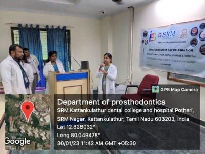 SRM Kattankulathur Dental College Kanchipuram Public Awareness Programmes photo 9