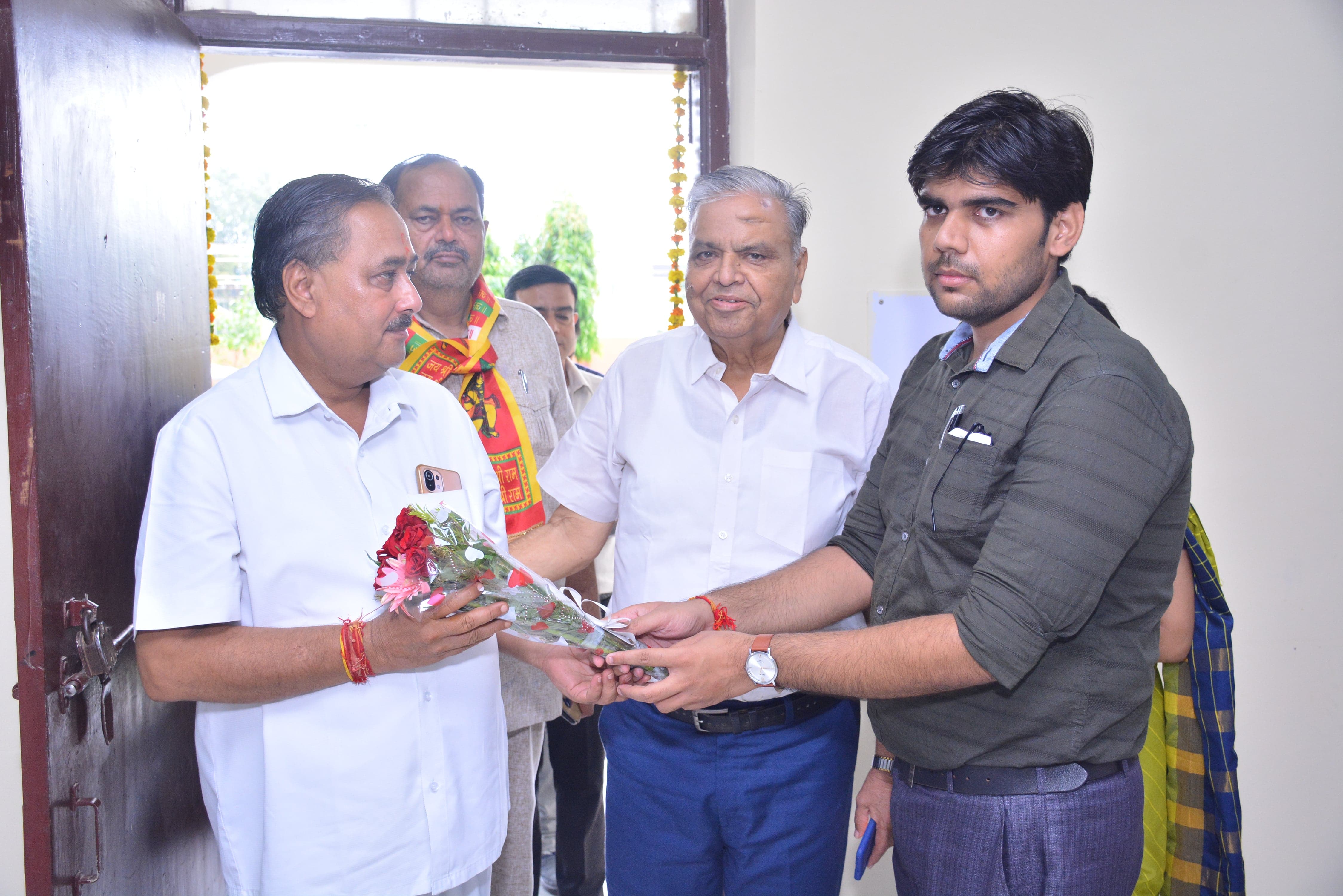 Shri Girraj Maharaj College Mathura Farewell photo 5