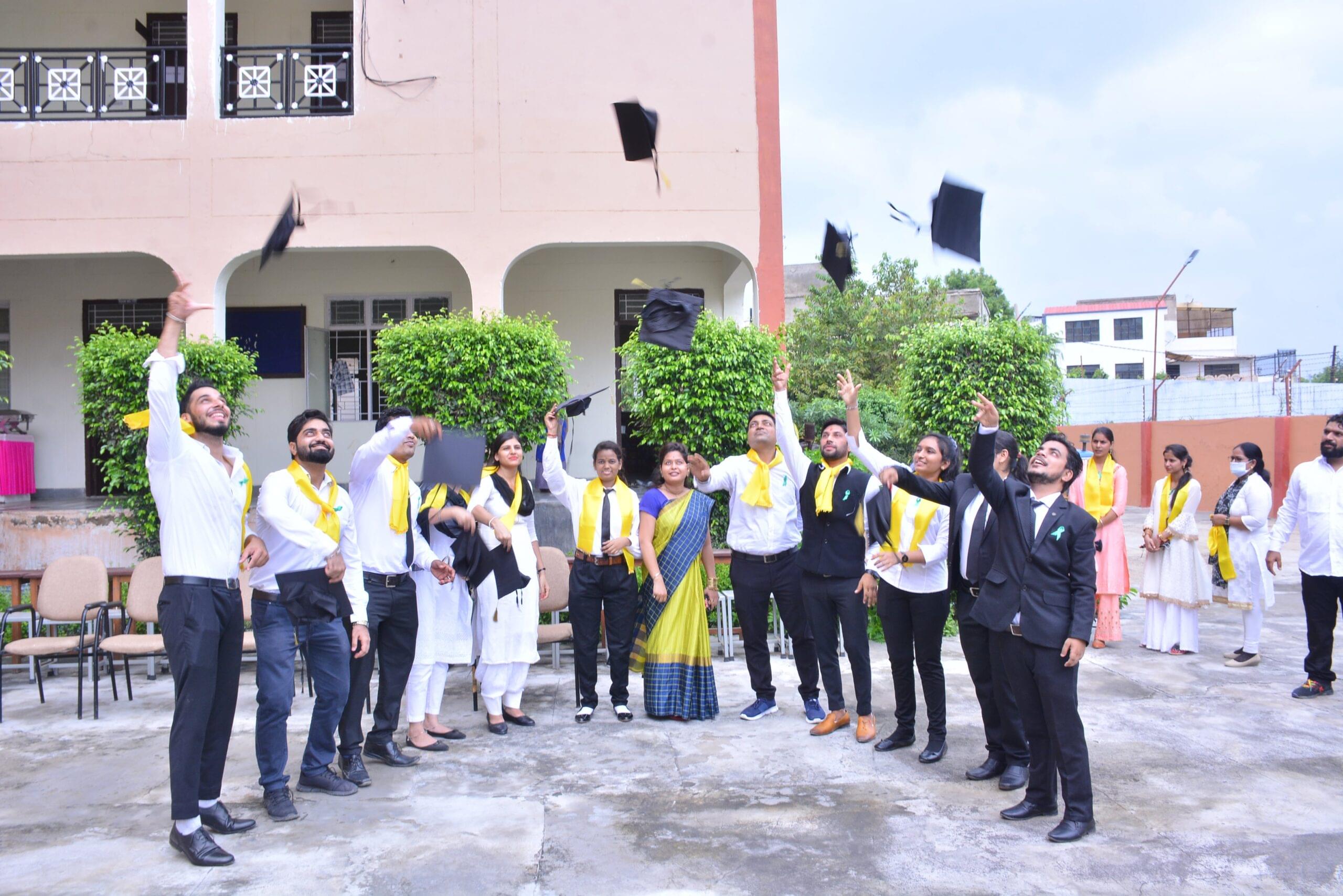 Shri Girraj Maharaj College Mathura Farewell photo 3