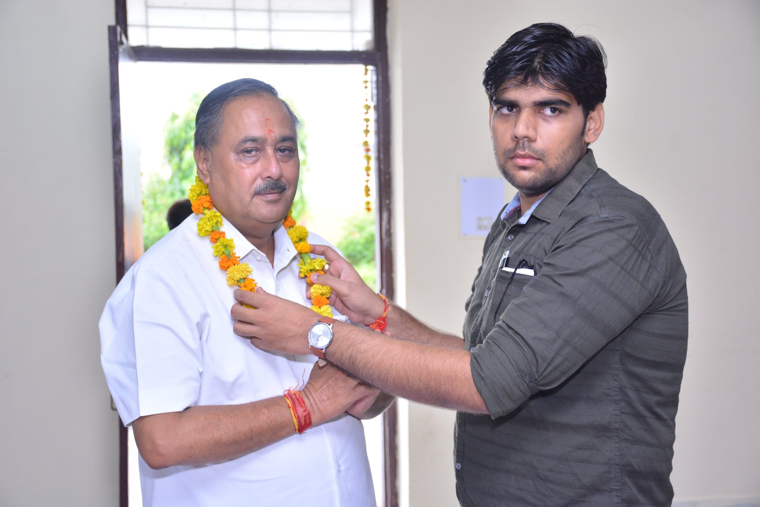 Shri Girraj Maharaj College Mathura Farewell photo 11