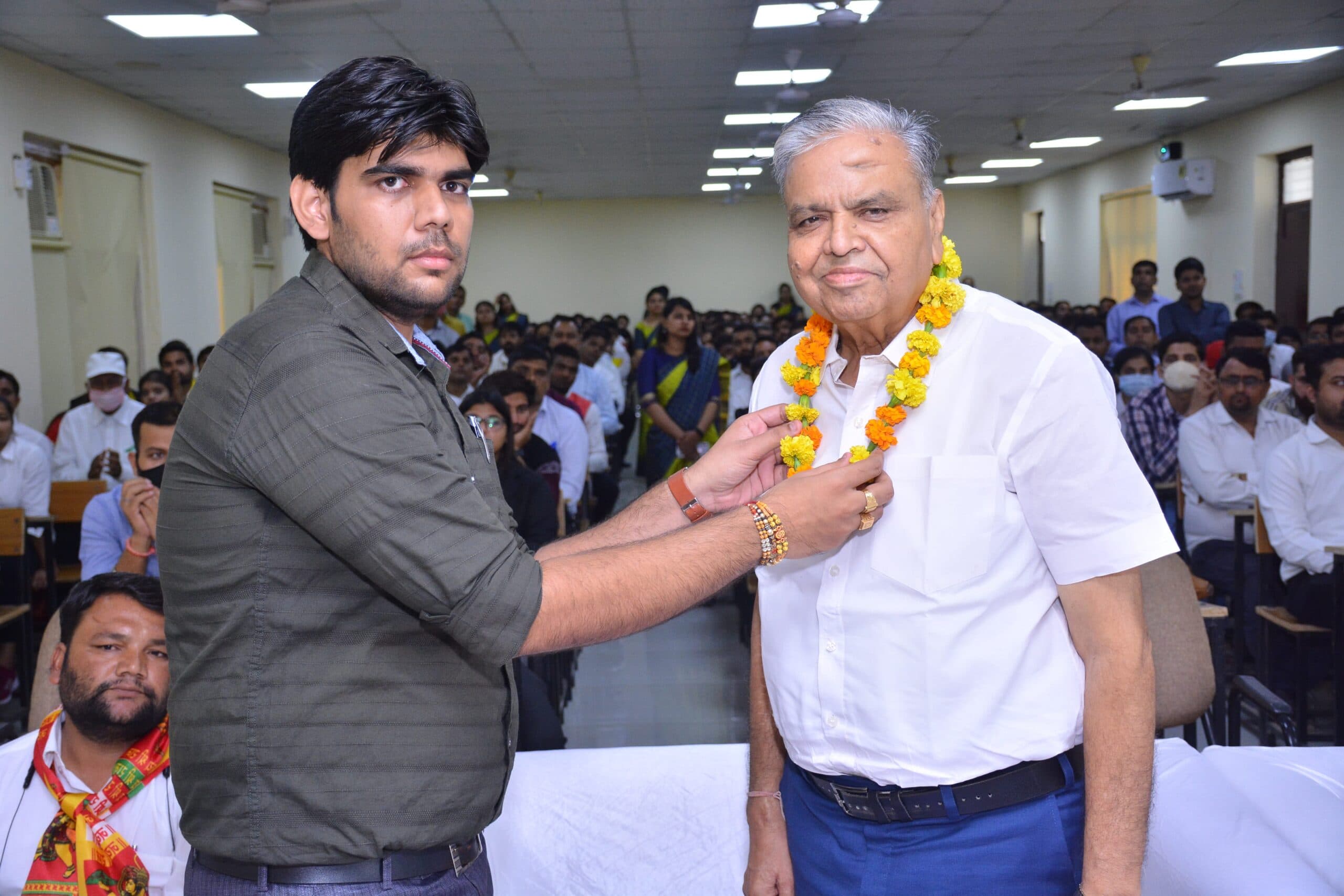 Shri Girraj Maharaj College Mathura Farewell photo 12