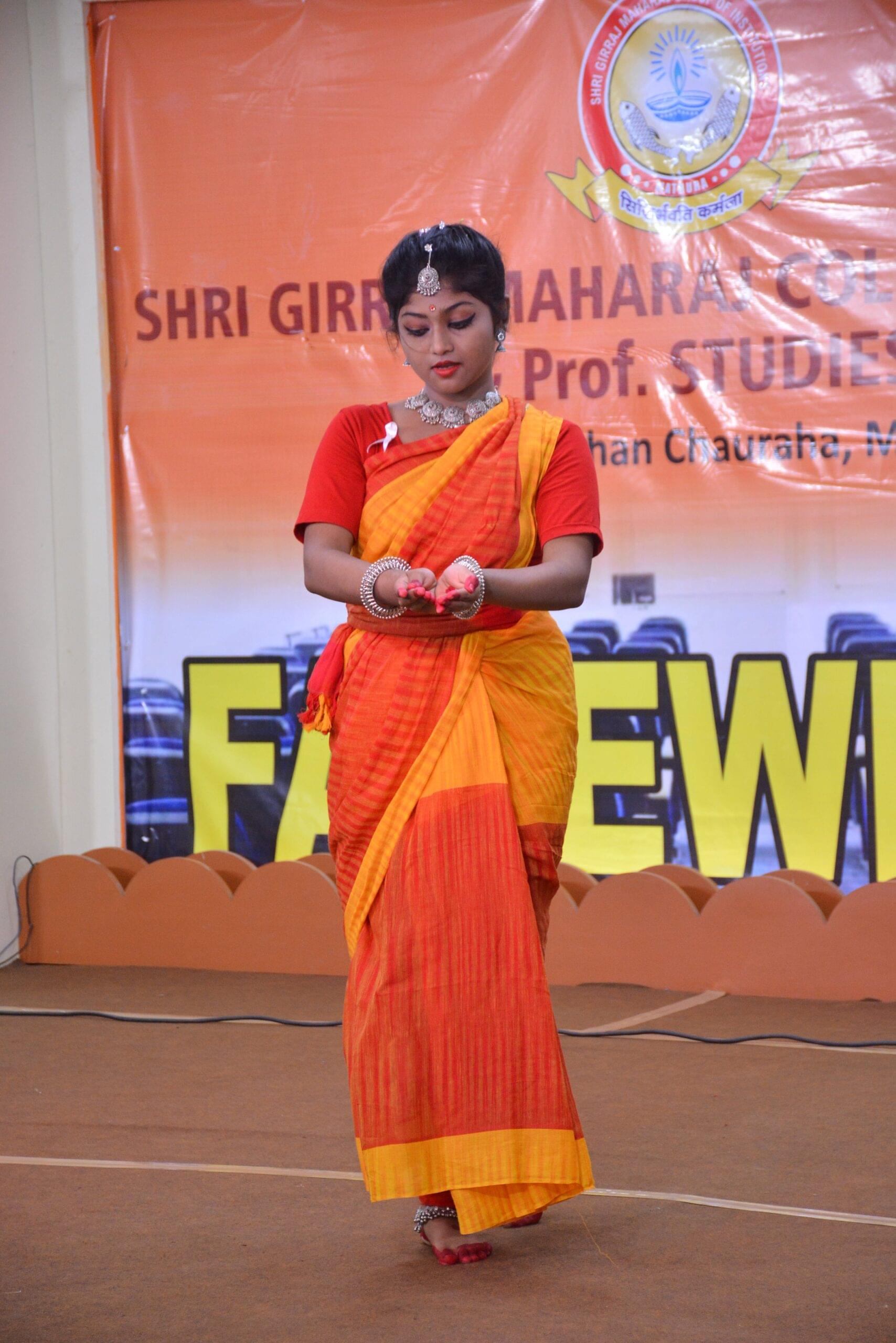 Shri Girraj Maharaj College Mathura Farewell photo 15