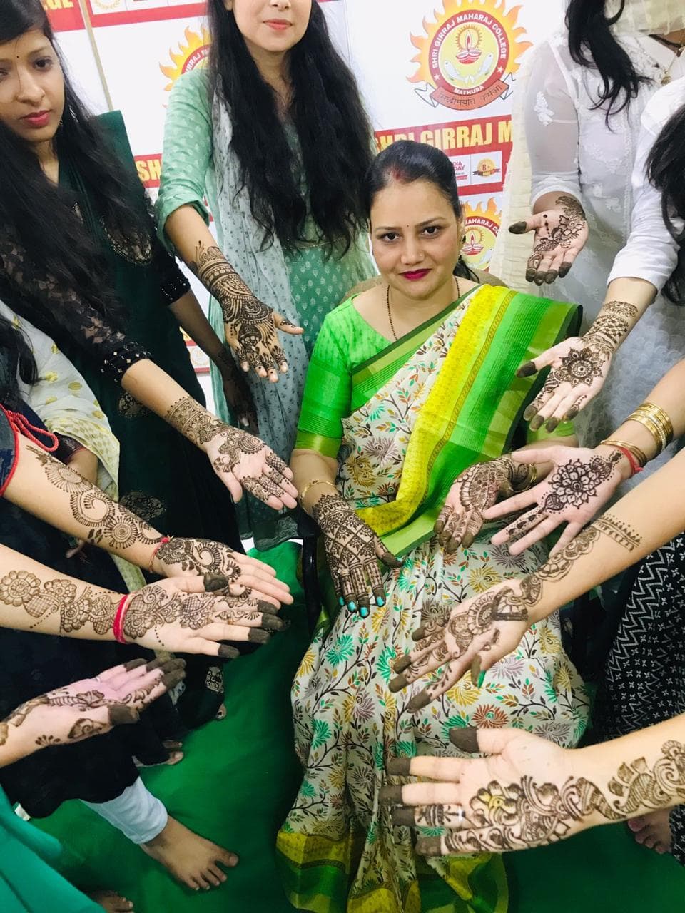 Shri Girraj Maharaj College Mathura Hariyali Teej Mahotsav photo 5