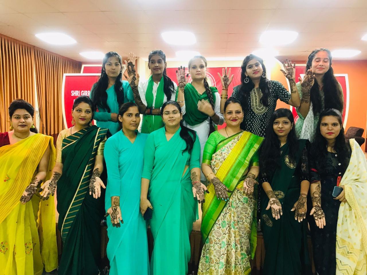 Shri Girraj Maharaj College Mathura Hariyali Teej Mahotsav photo 6