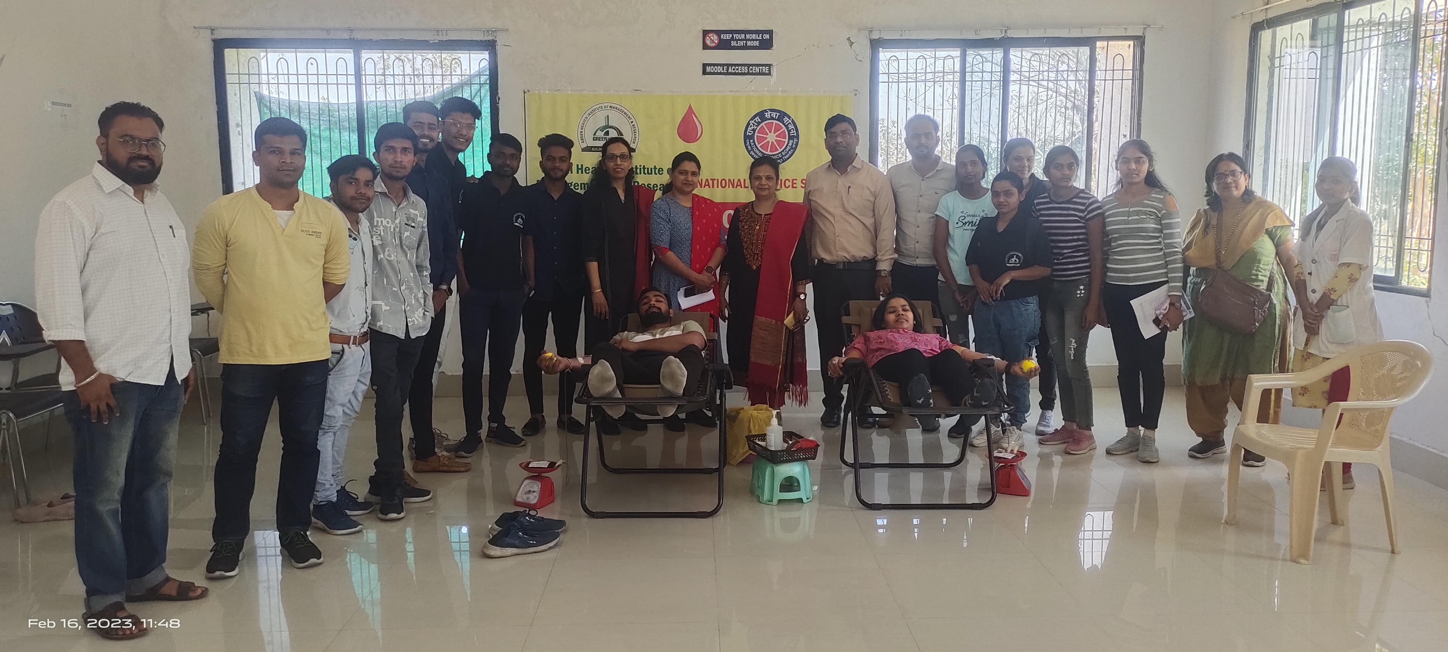 Green Heaven Institute of Management and Research Nagpur Blood Donation photo 4
