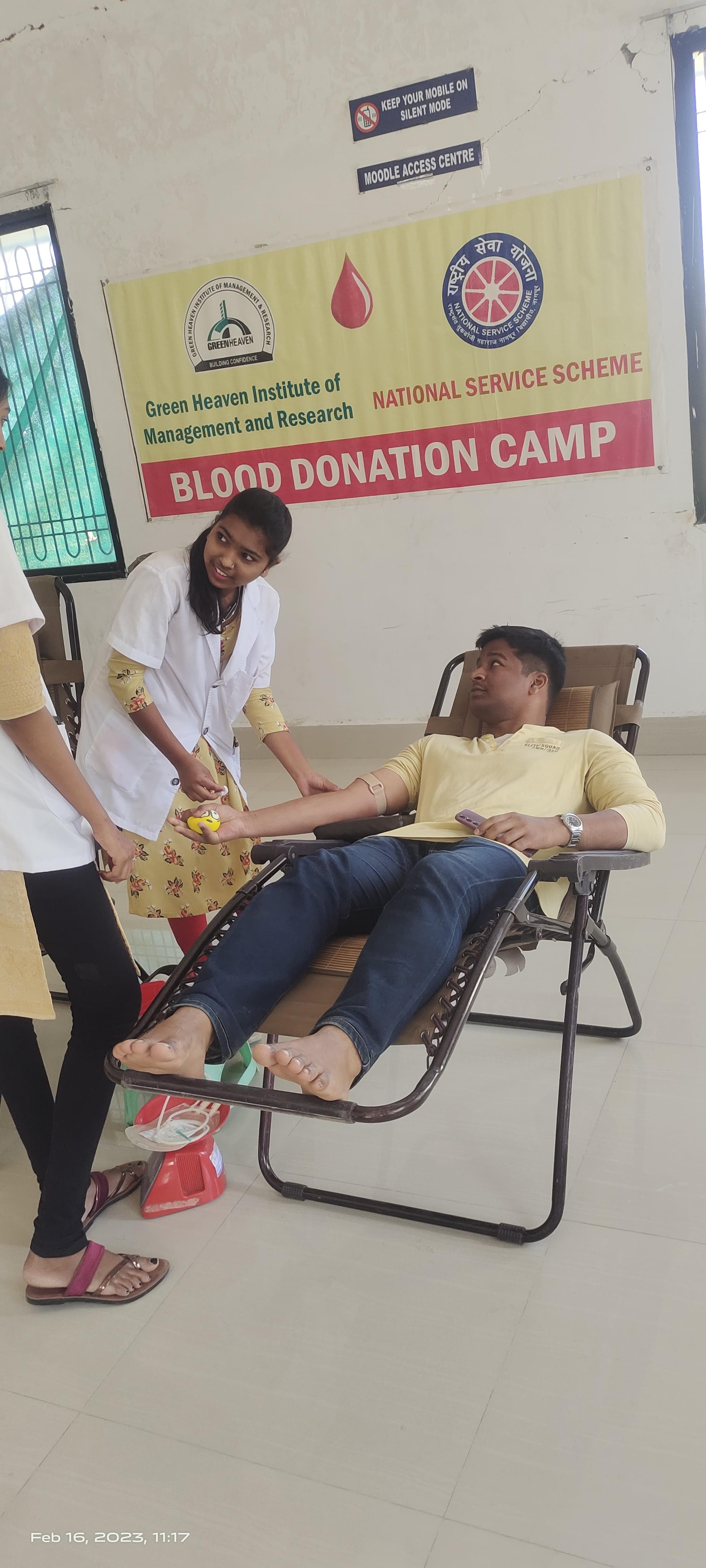 Green Heaven Institute of Management and Research Nagpur Blood Donation photo 8
