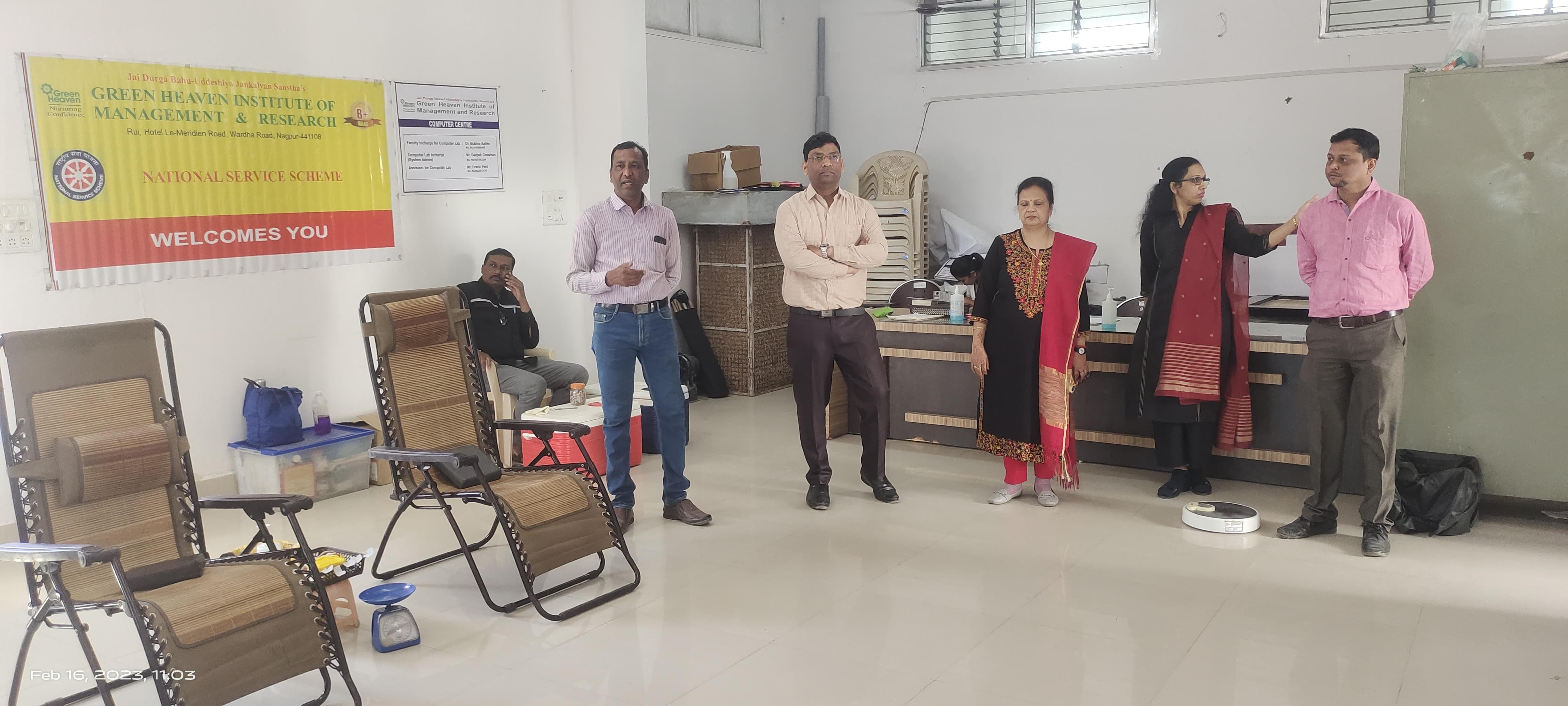 Green Heaven Institute of Management and Research Nagpur Blood Donation photo 14