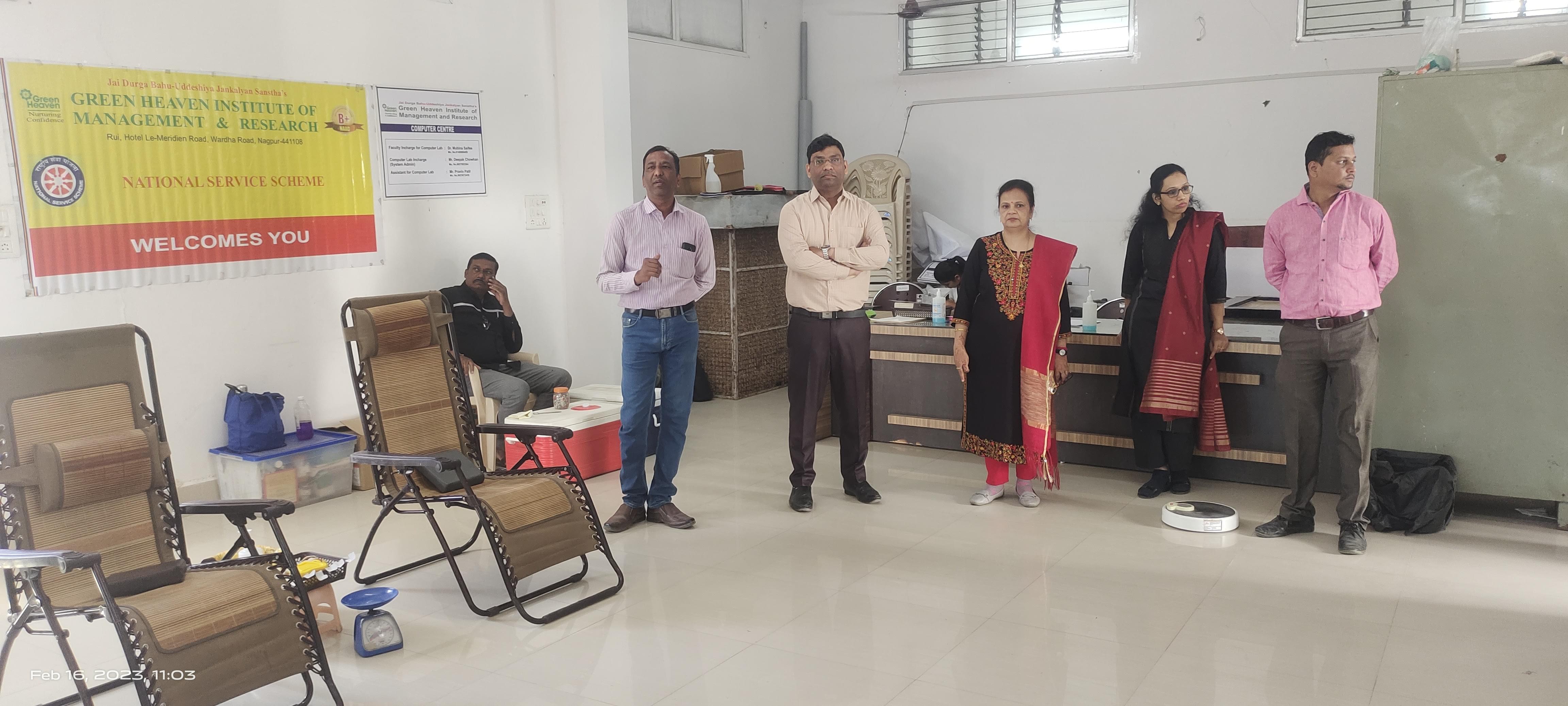Green Heaven Institute of Management and Research Nagpur Blood Donation photo 15