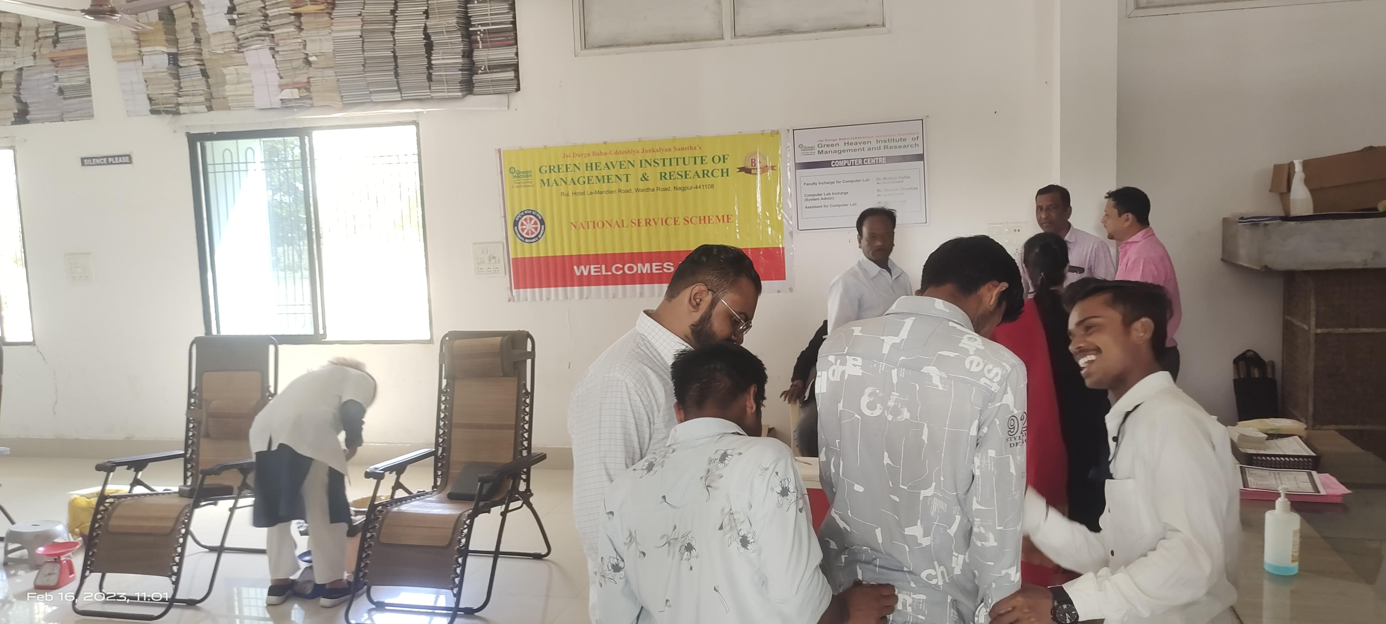 Green Heaven Institute of Management and Research Nagpur Blood Donation photo 17