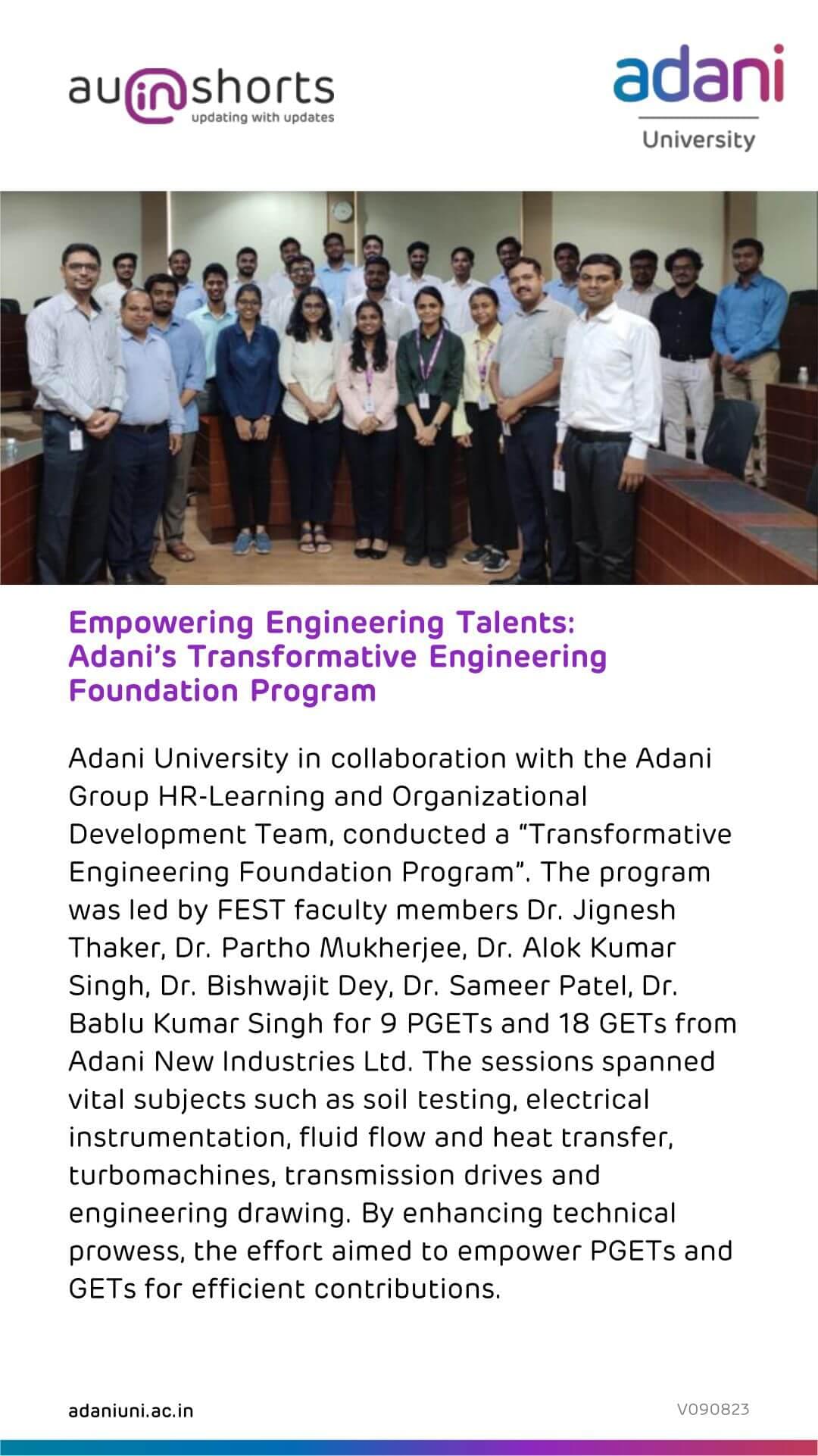 Adani University Ahmedabad Event photo 11