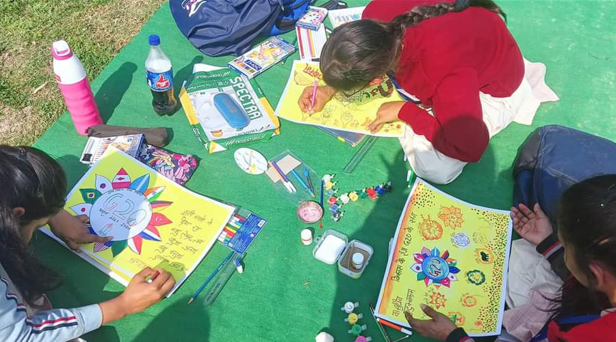 Saroj LalJi Mehrotra Bharatiya Vidya Bhavan Girl's Degree College Lucknow Some Moments photo 11