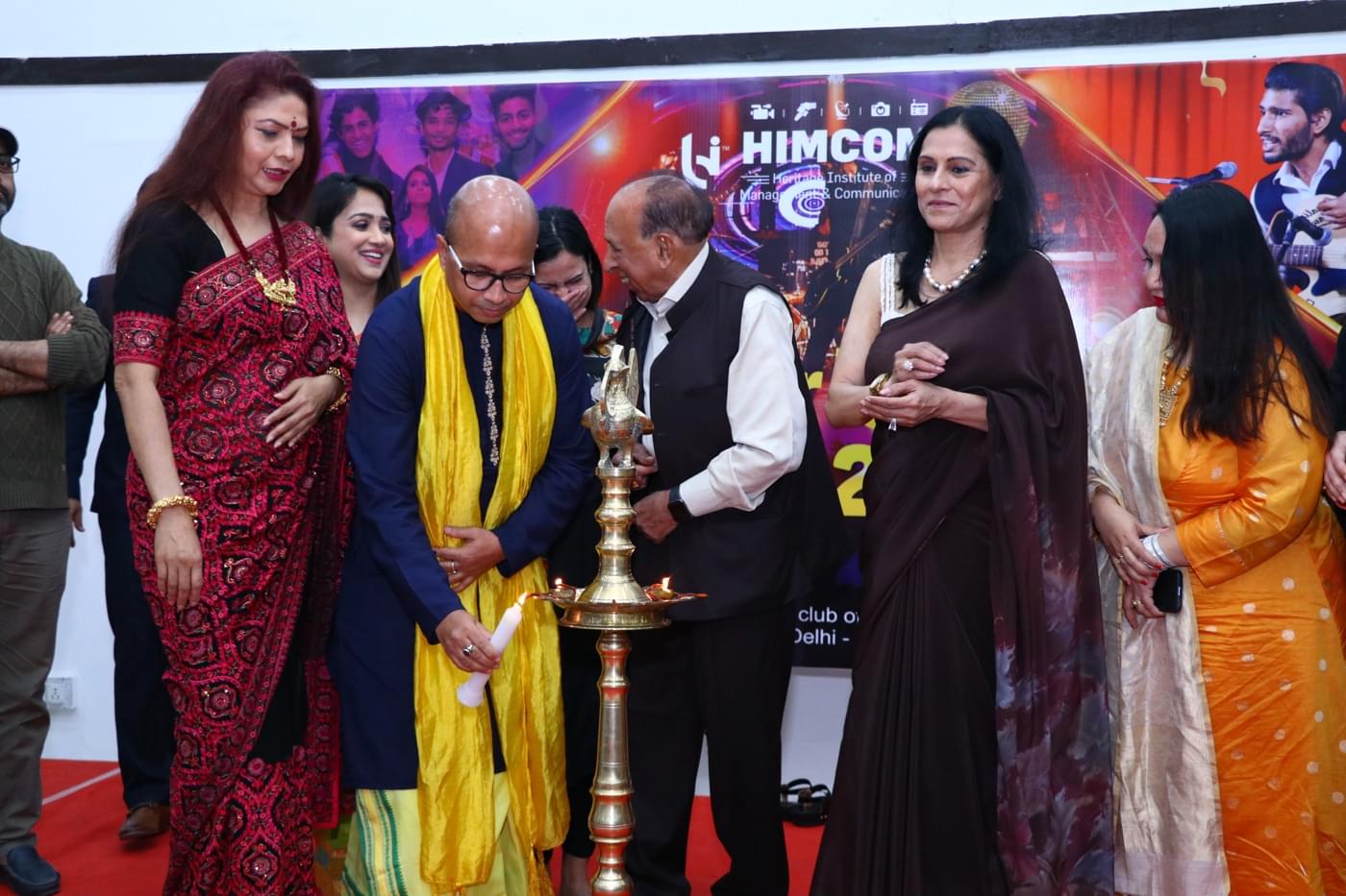 Heritage Institute of Management & Communication New Delhi Freshers Party photo 86