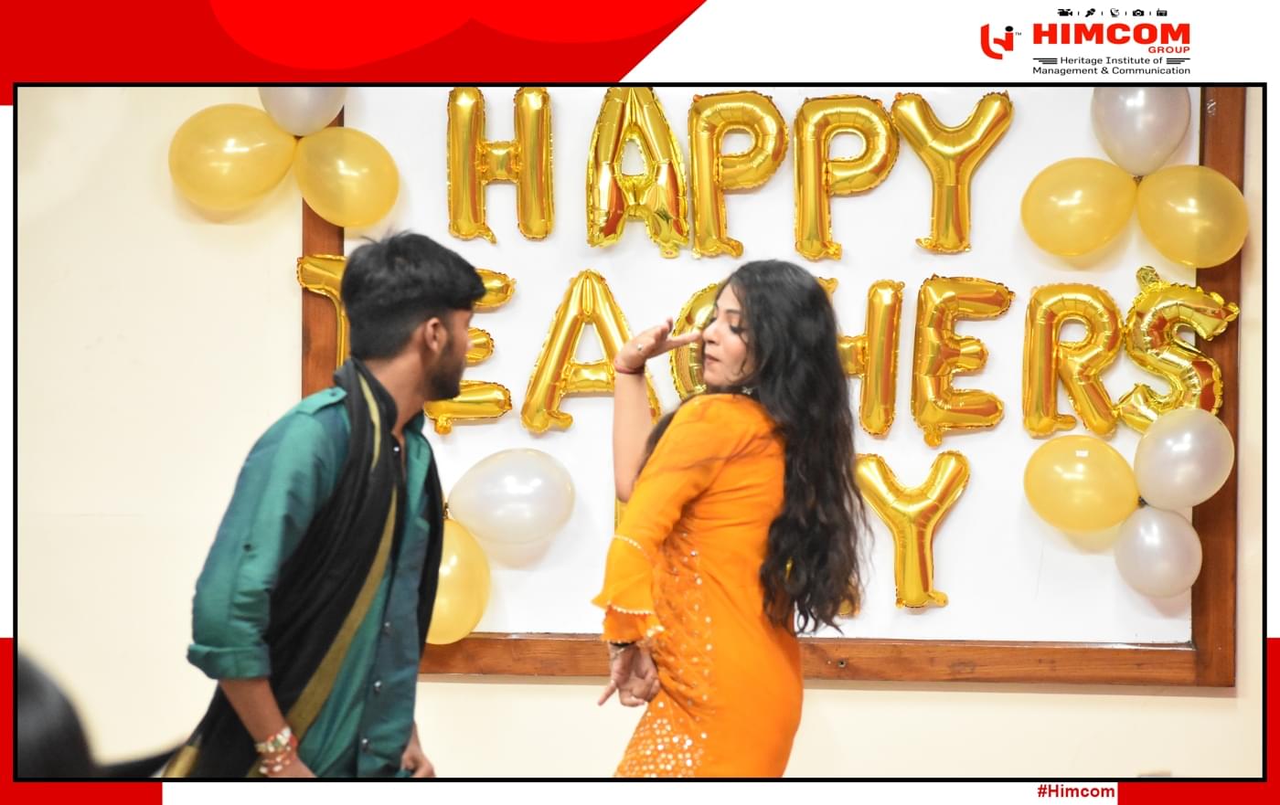 Heritage Institute of Management & Communication New Delhi Diwali and Teachers day photo 10