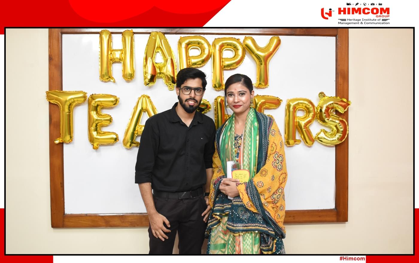 Heritage Institute of Management & Communication New Delhi Diwali and Teachers day photo 16