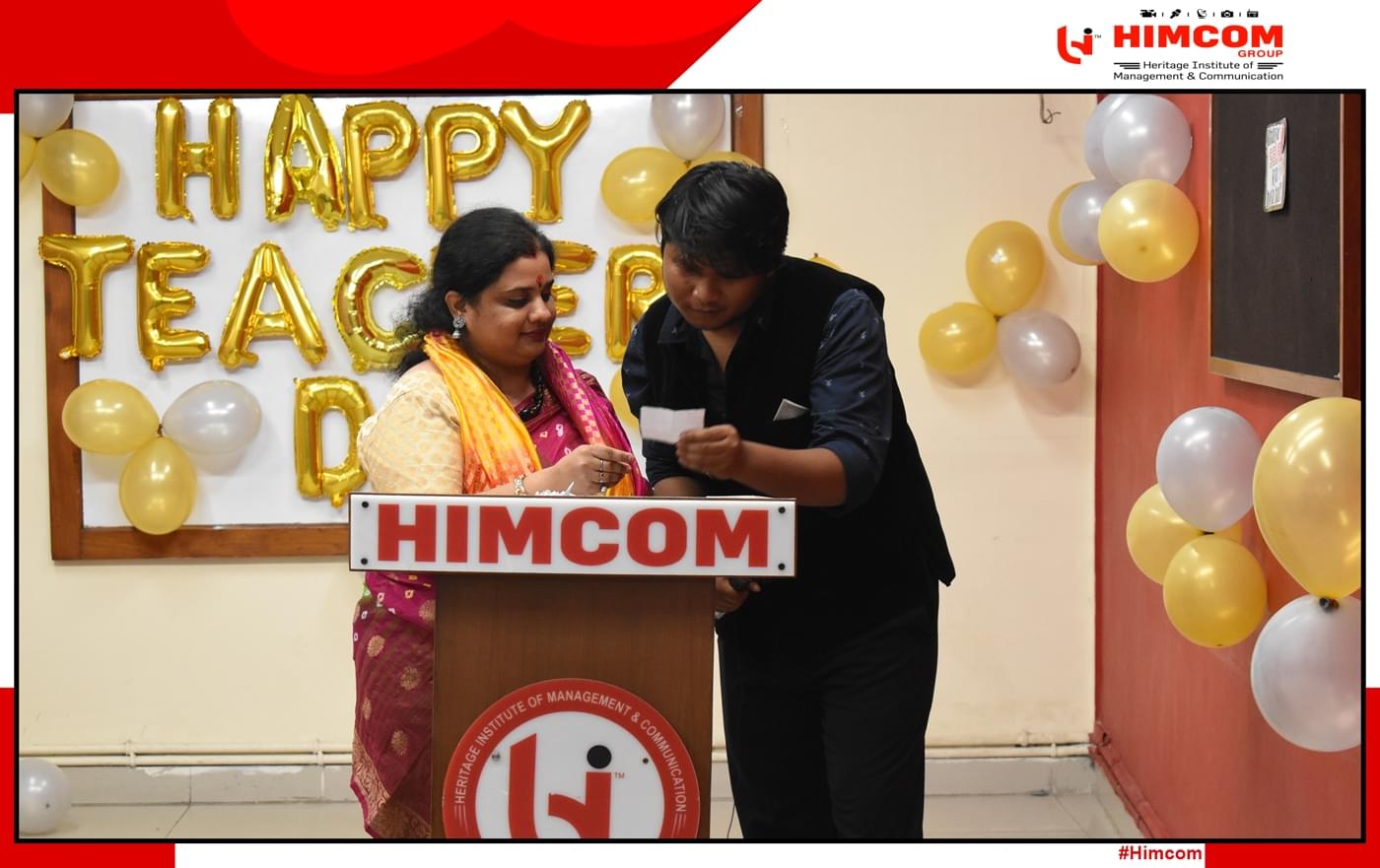 Heritage Institute of Management & Communication New Delhi Diwali and Teachers day photo 17