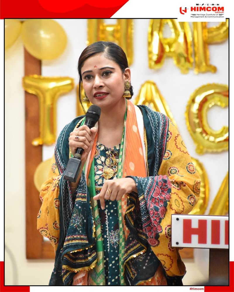 Heritage Institute of Management & Communication New Delhi Diwali and Teachers day photo 23