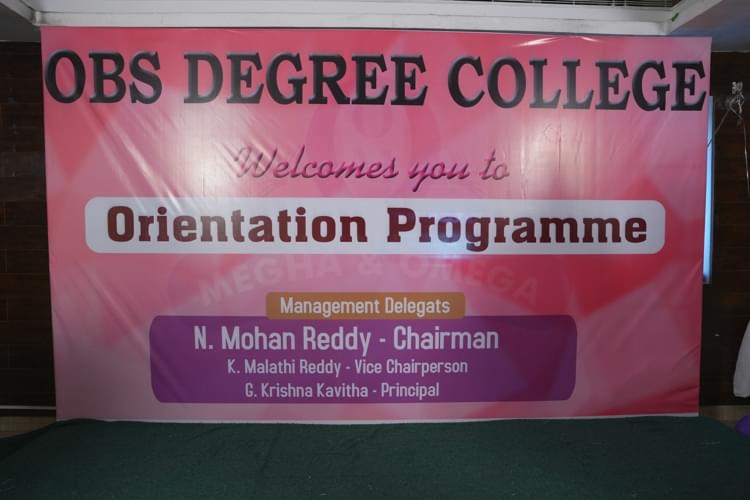 OBS Degree College Hyderabad Orientation photo 1