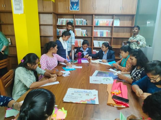 OBS Degree College Hyderabad Origami Competition photo 2