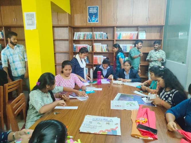 OBS Degree College Hyderabad Origami Competition photo 3